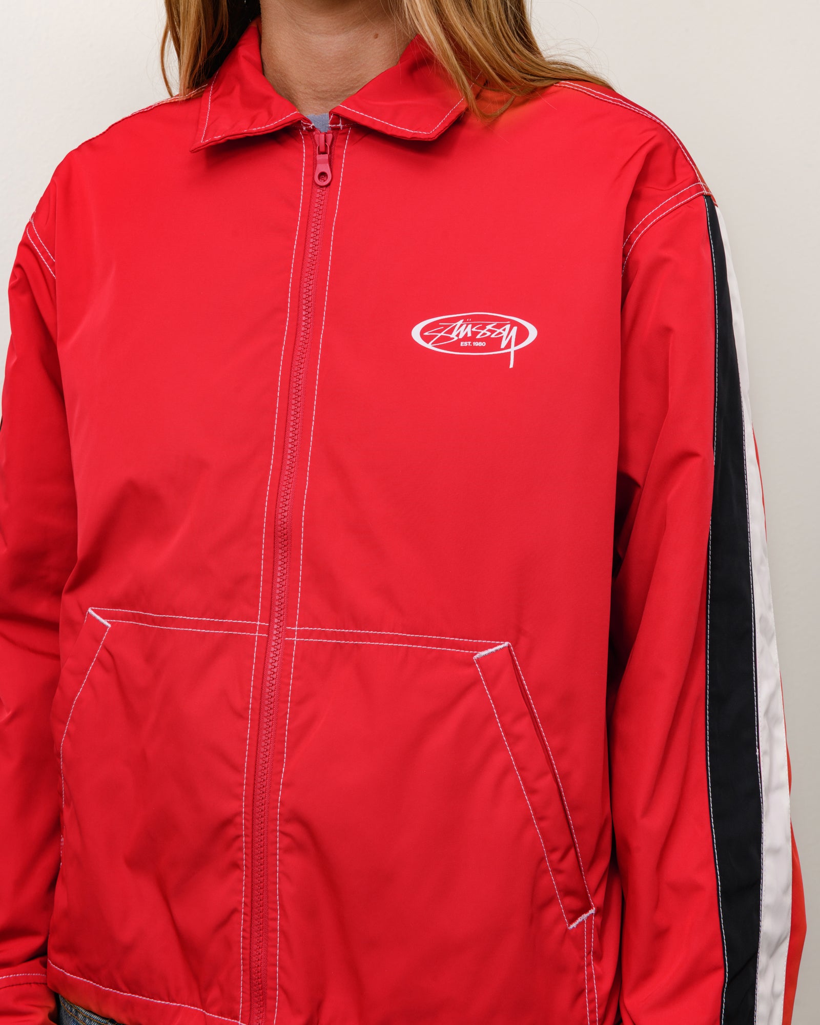 Offshore Jacket - Red | Outerwear | Stüssy Japan