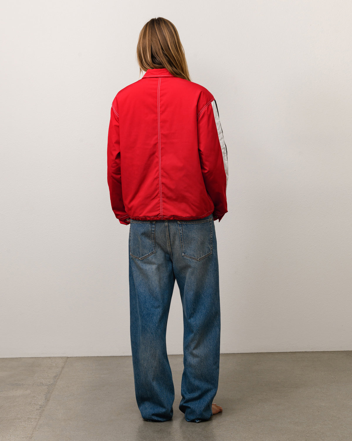 Offshore Jacket Unisex Long Sleeve In Red