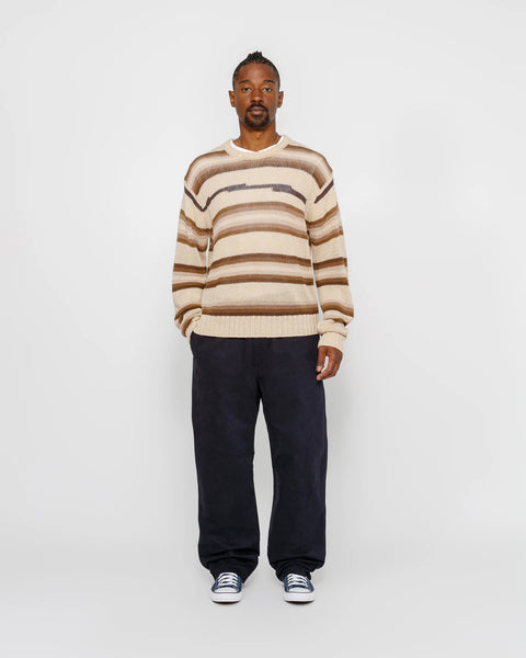 Stüssy Beach Pant Brushed Cotton Navy Pants | hero:hover:collection:new-arrivals,pants,all,bottoms