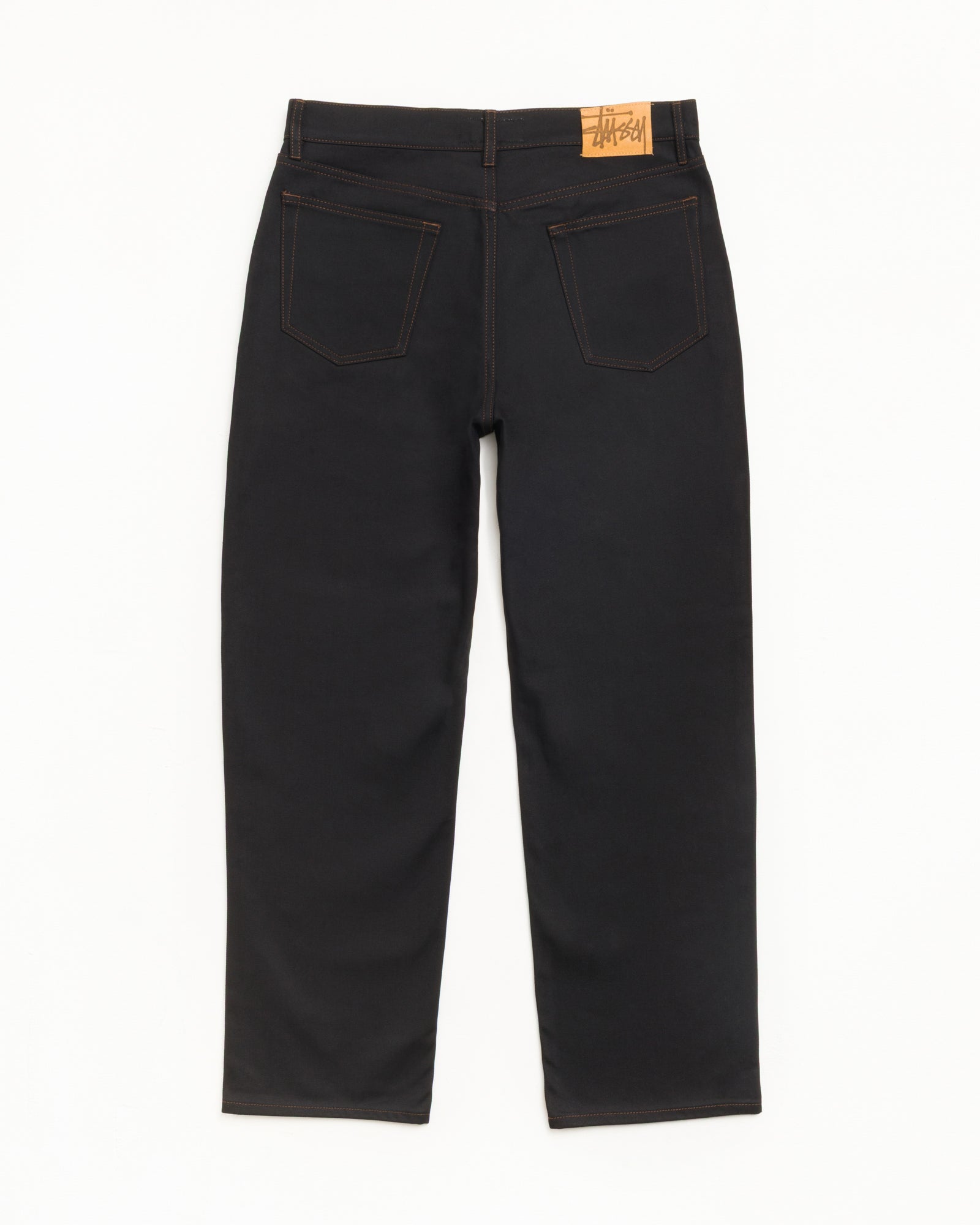 Big Ol' Jean Denim - Raw Black Contrast Stitch | Denim | Stüssy Japan