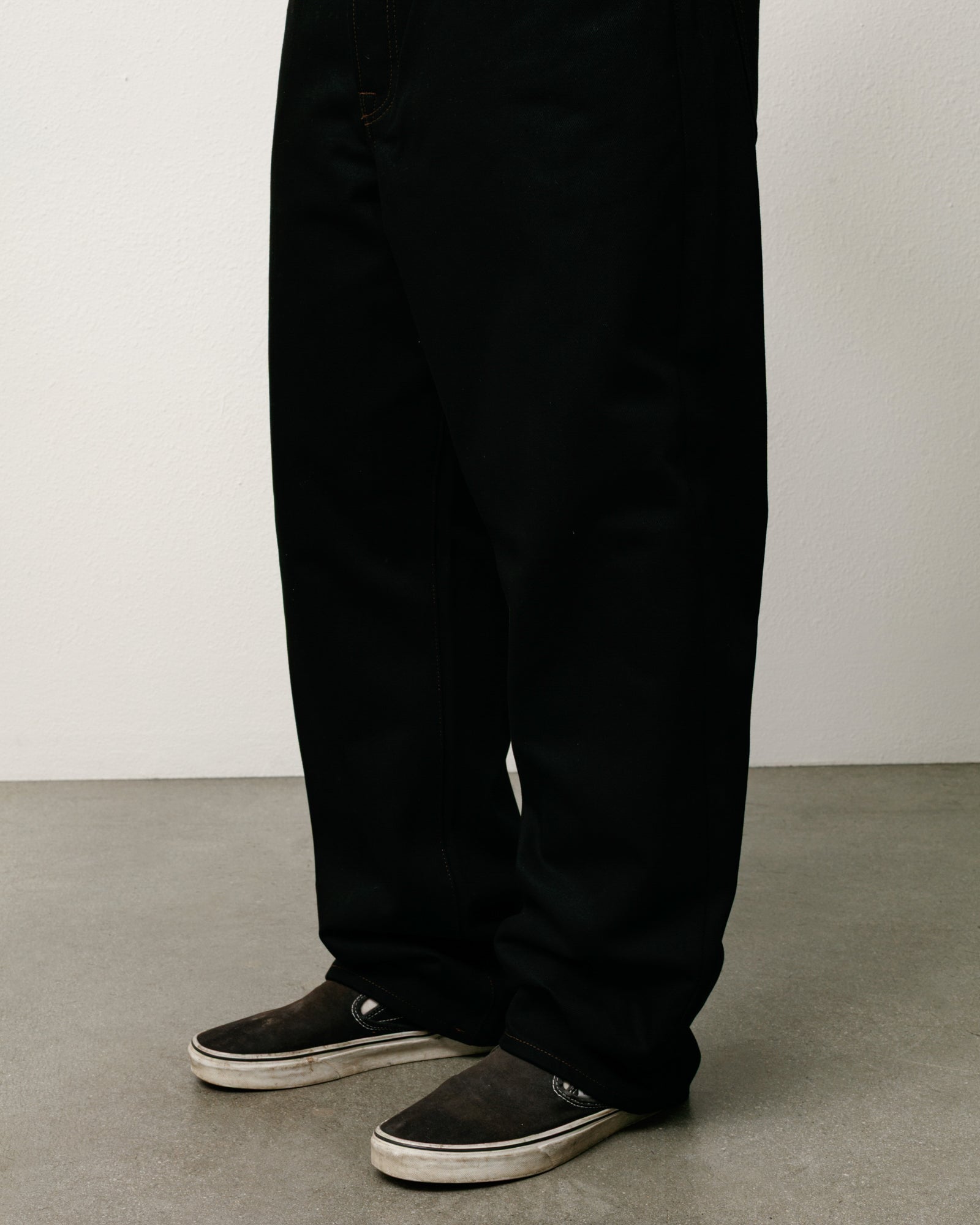 Big Ol' Jean Denim - Raw Black Contrast Stitch | Denim | Stüssy Japan