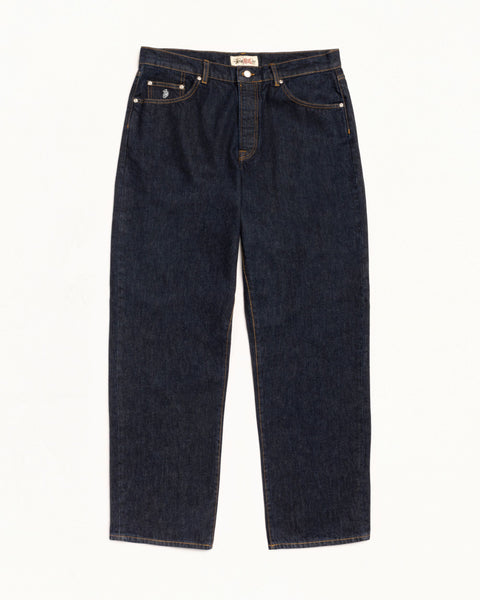 Big Ol Jean Denim Unisex In Rinsed Indigo