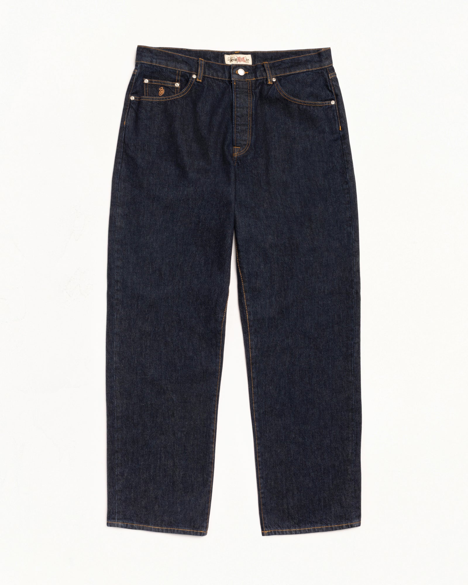 Big Ol Jean Denim Mens Regular In Rinsed Indigo