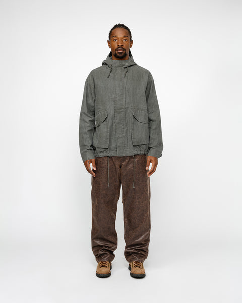 Stüssy Big Ol' Jean Coated Cotton Dark Brown Pants | hero:hover:collection:new-arrivals,pants,all,bottoms