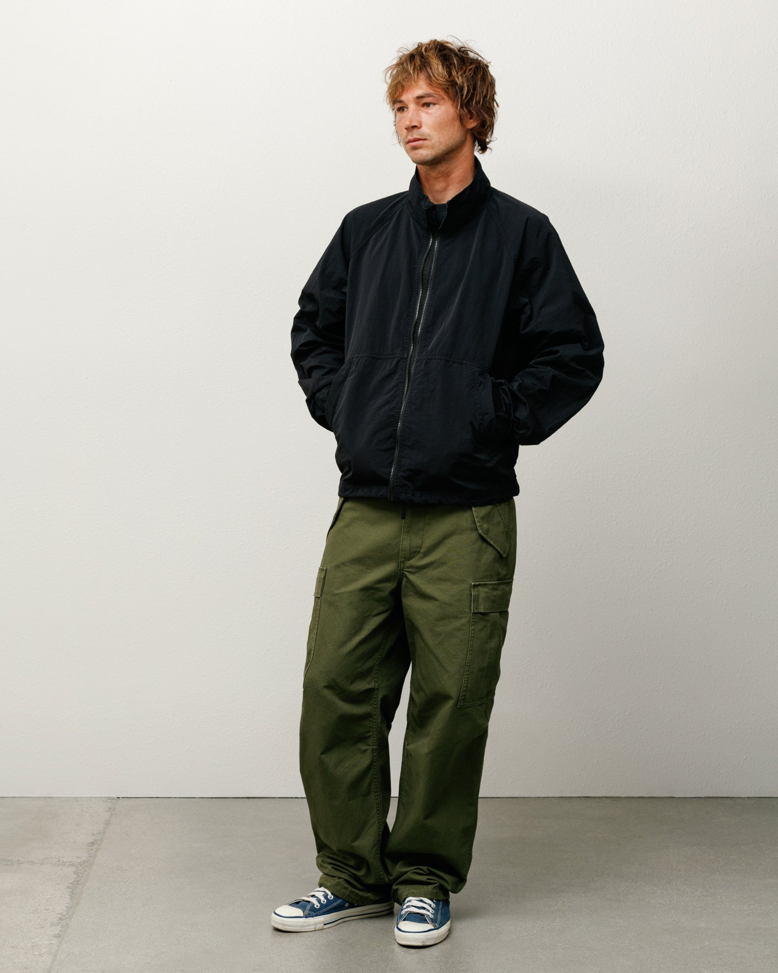 専用　stussy カーゴパンツ オリーブ　ジップ付　34 激レア STUSSY ステューシー パンツ メンズ Ripstop Military Cargo