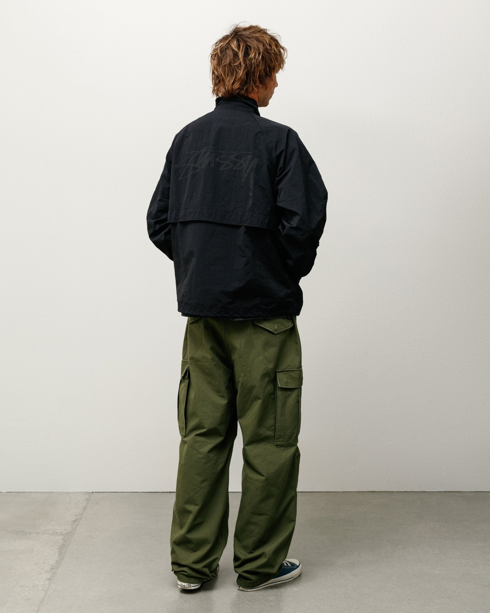 専用　stussy カーゴパンツ オリーブ　ジップ付　34 激レア STUSSY（ステューシー）の「STUSSY/ステューシー SURPLUS CARGO
