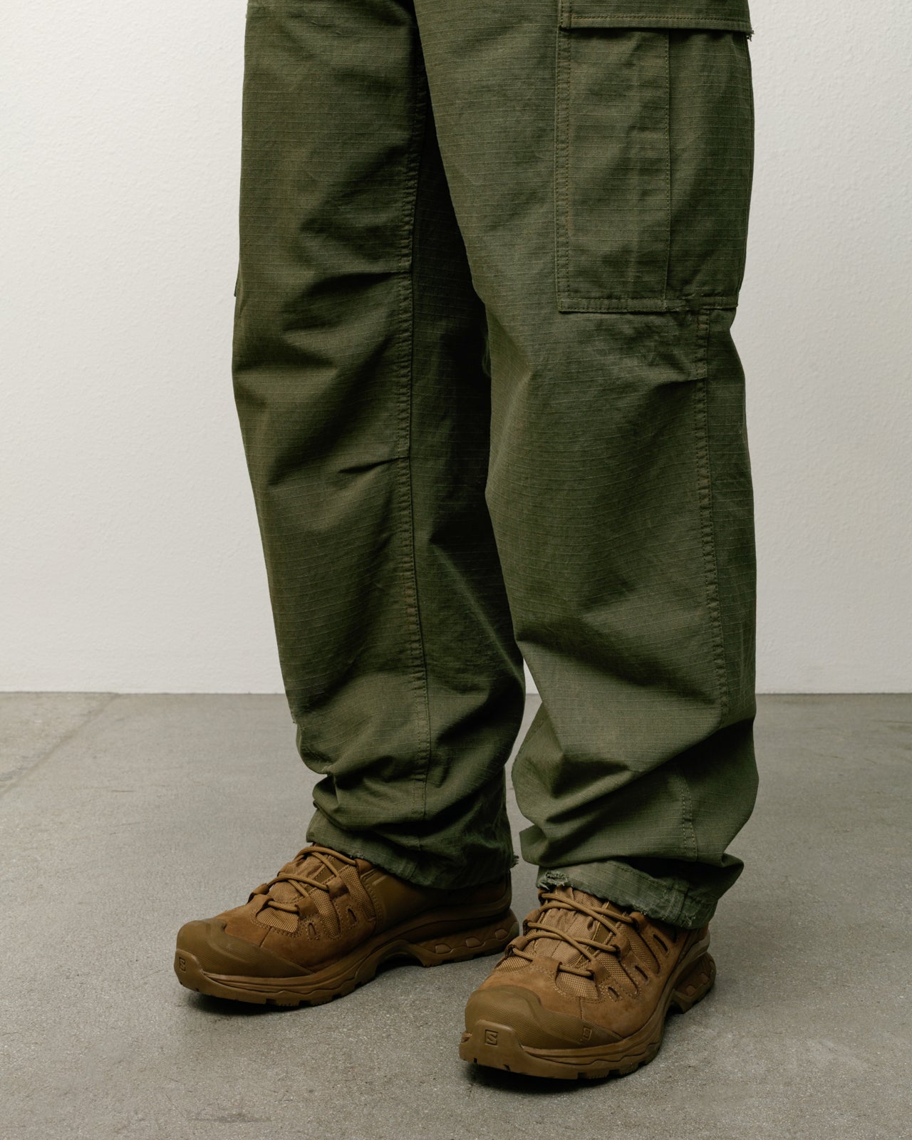 Cargo Pant Mens Regular In Olive Green