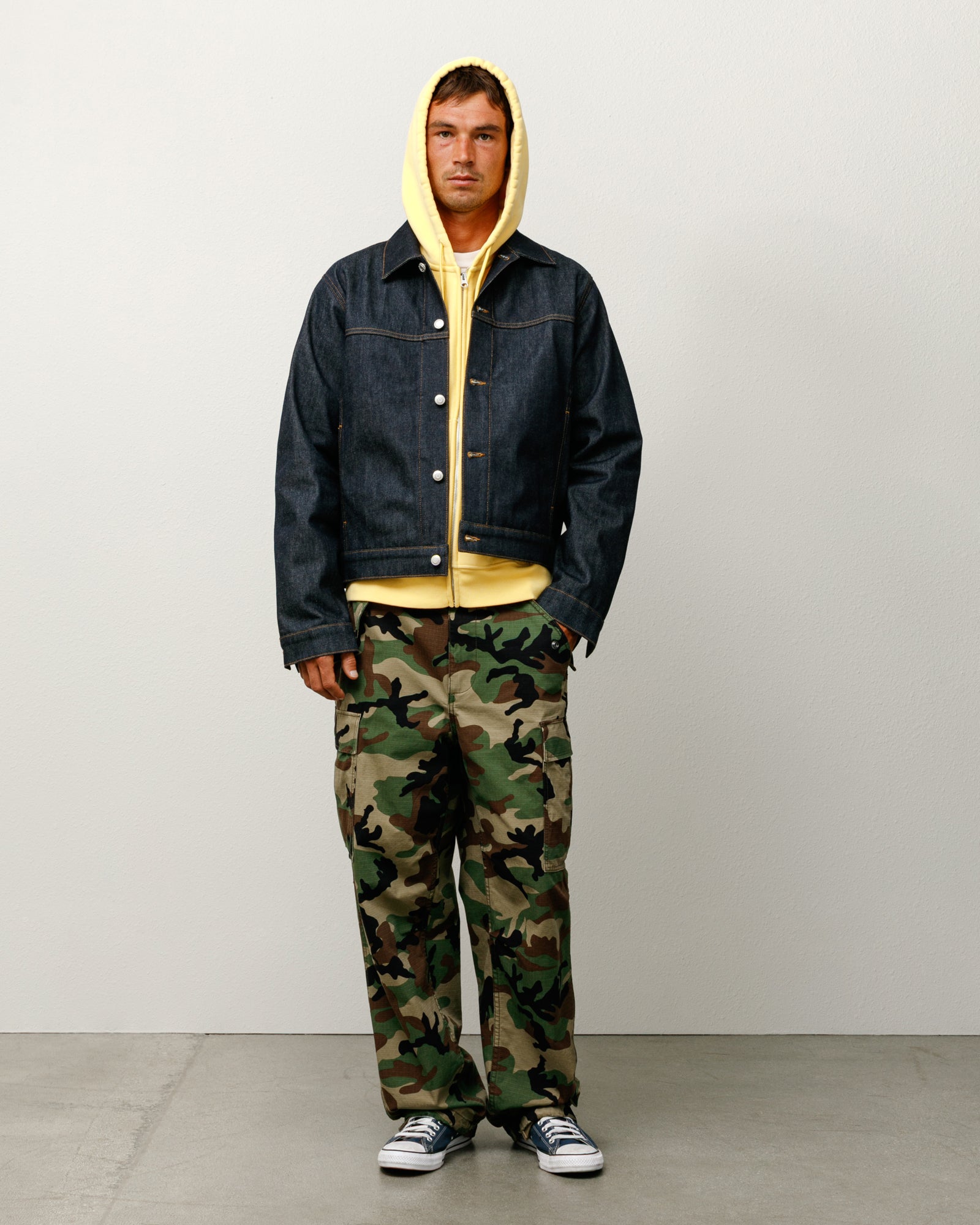 Cargo Pant Mens Regular In Woodland Camo