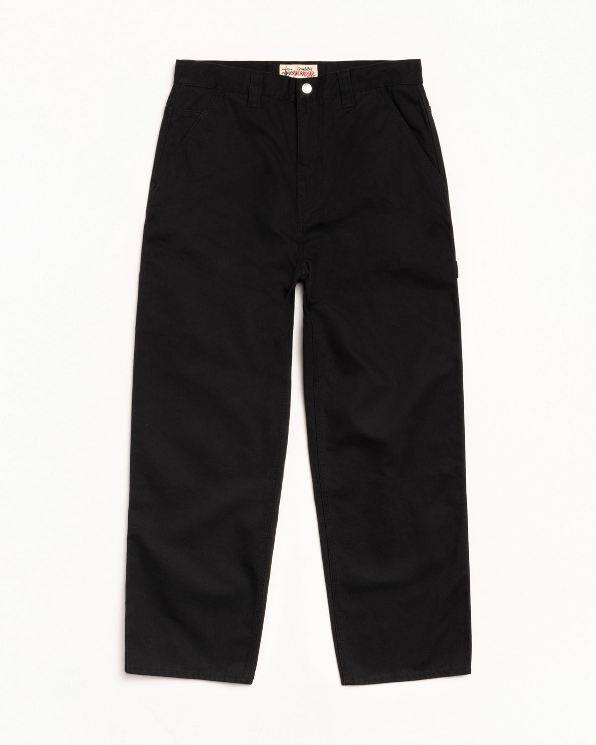 Carpenter Pant Canvas – Black | Bottoms | Stüssy Japan