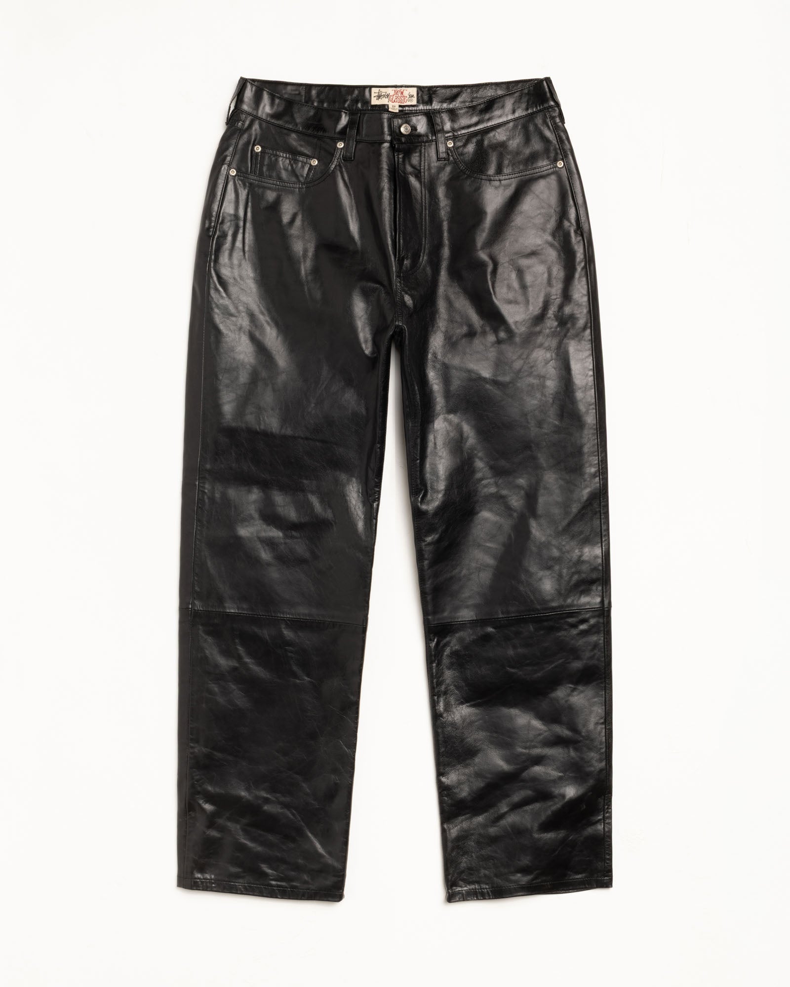 New Classic Pant Leather – Black | Pants | Stüssy Japan