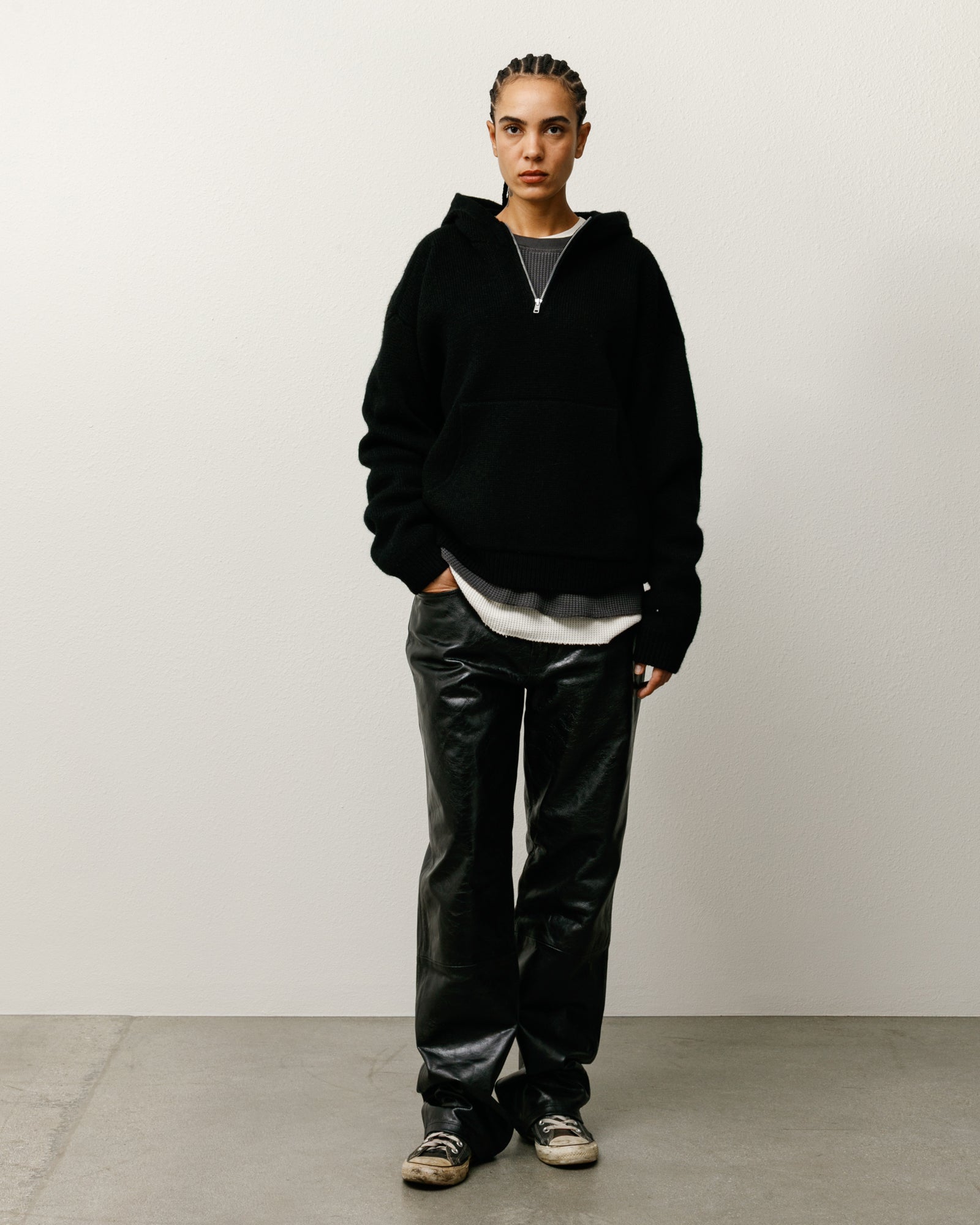 New Classic Pant Leather – Black | Pants | Stüssy Japan