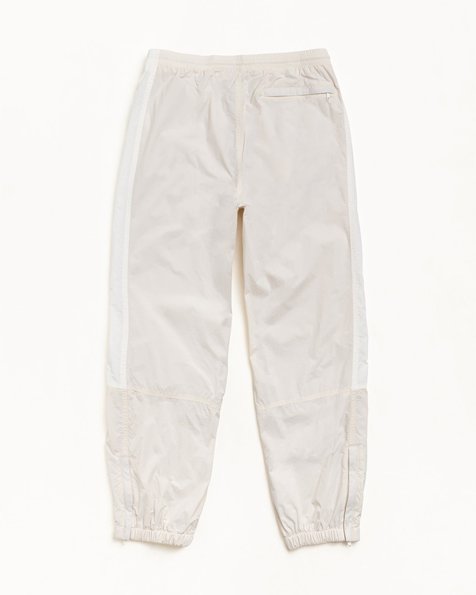 Nylon Track Pant Mens Regular In Bone