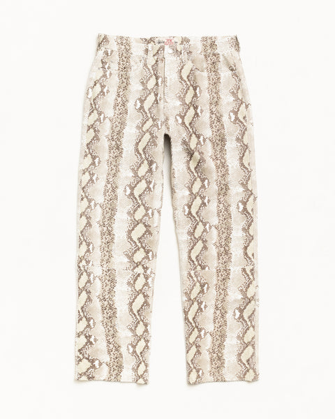 New Classic Jean Leather Snake Mens Regular In Snake