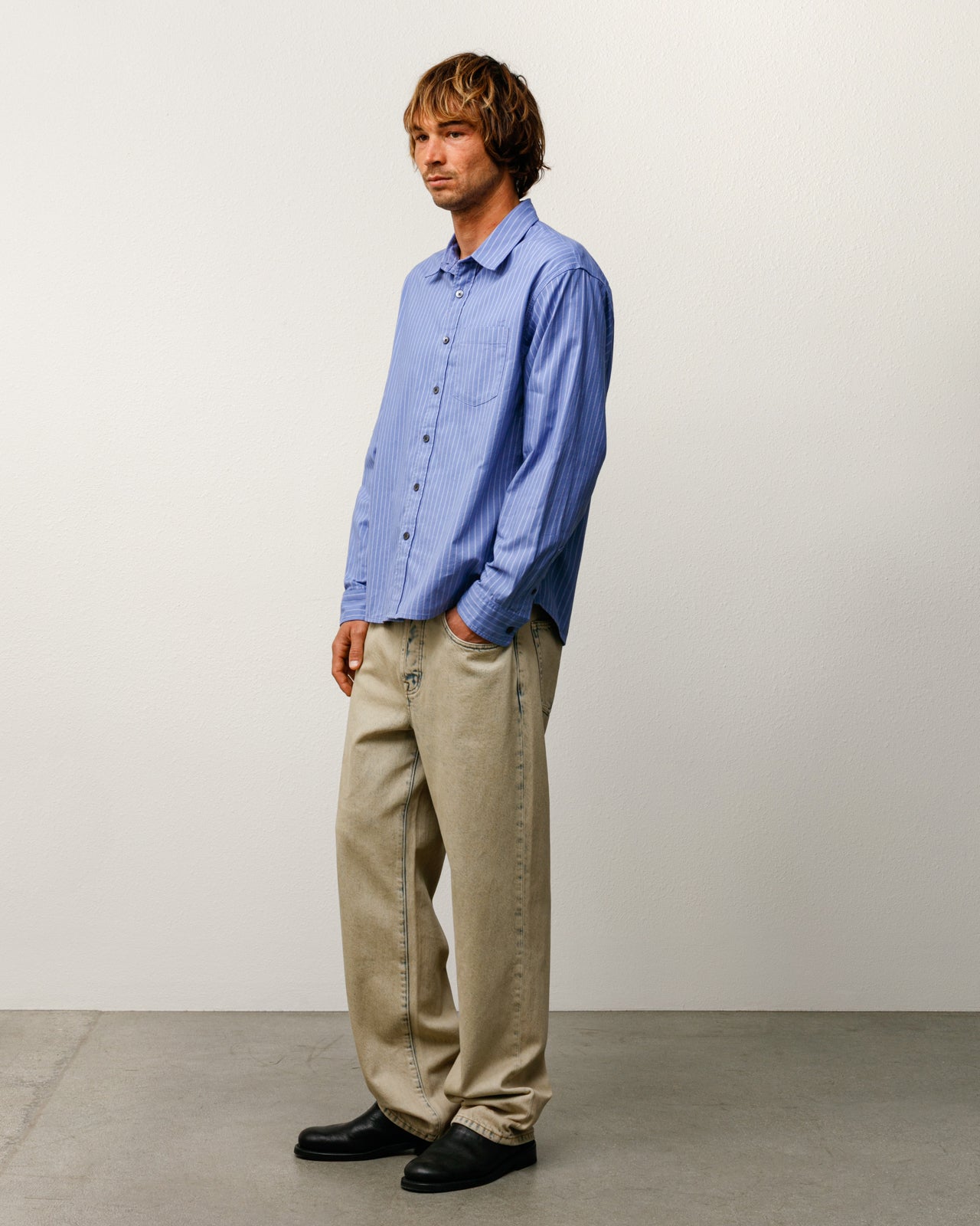 New Classic Jean Denim – Resin Wash Khaki | Pants | Stüssy Japan