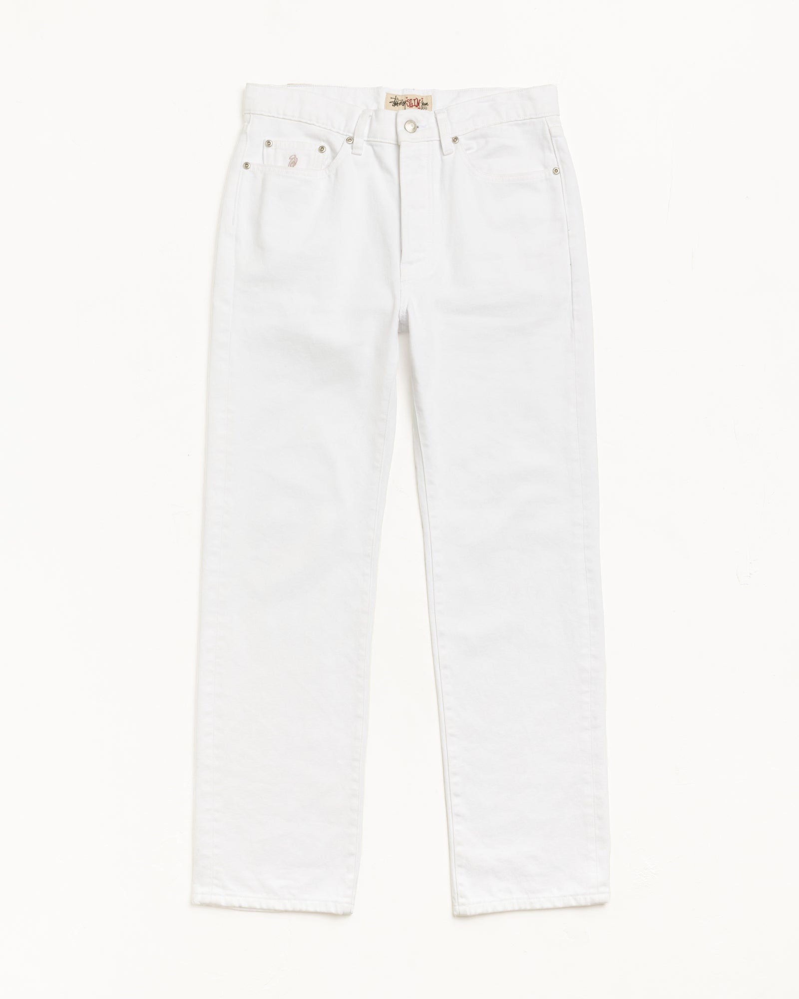 New Slim Jean Denim Mens Regular In White