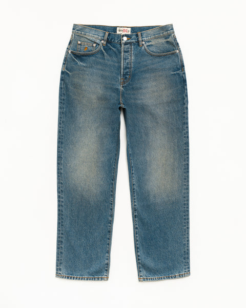 Big Ol' Jean Denim ユニセックスジーンズ ダークウォッシュインディゴカラー