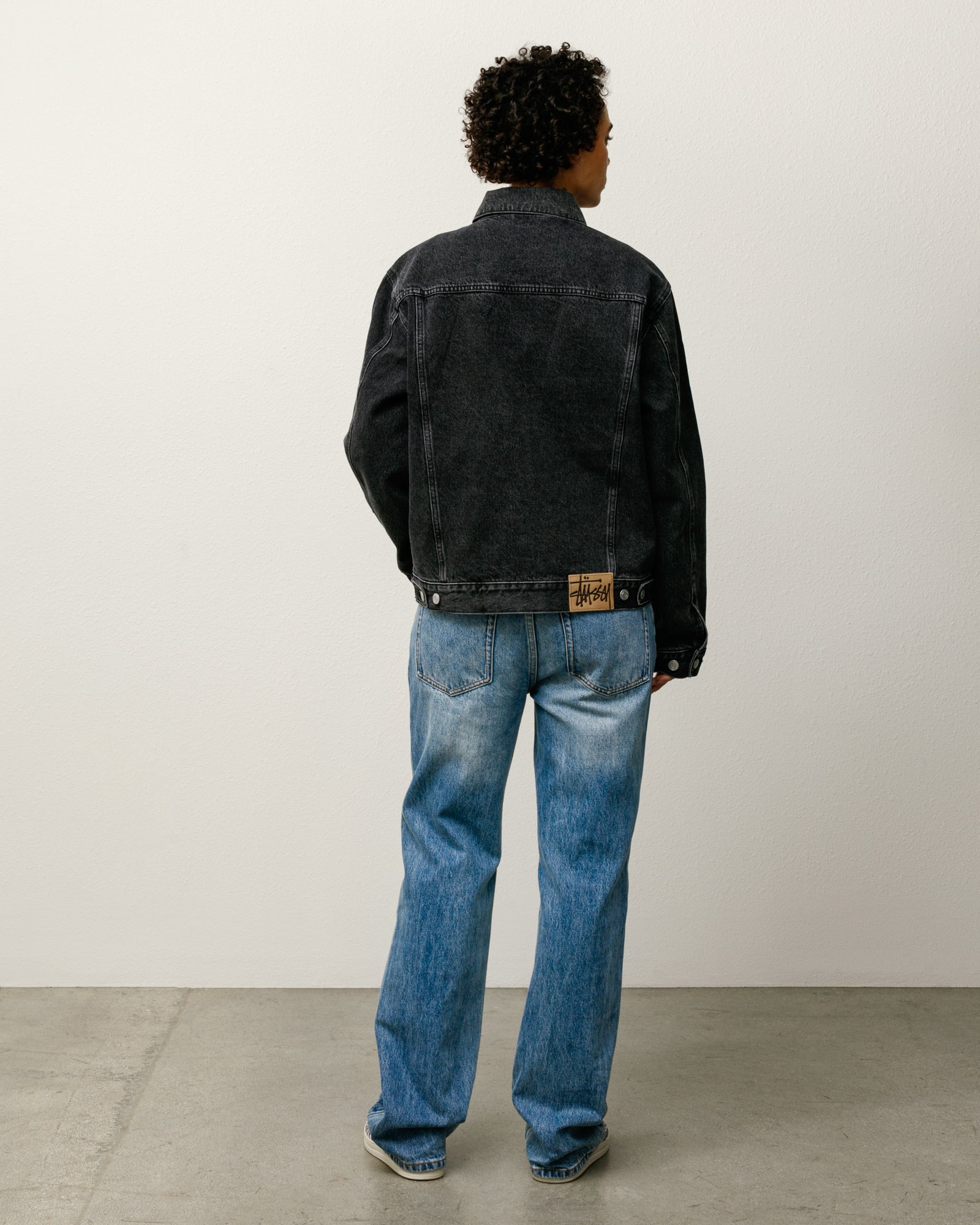 New Slim Jean Denim Mens Regular In Indigo Stone Wash