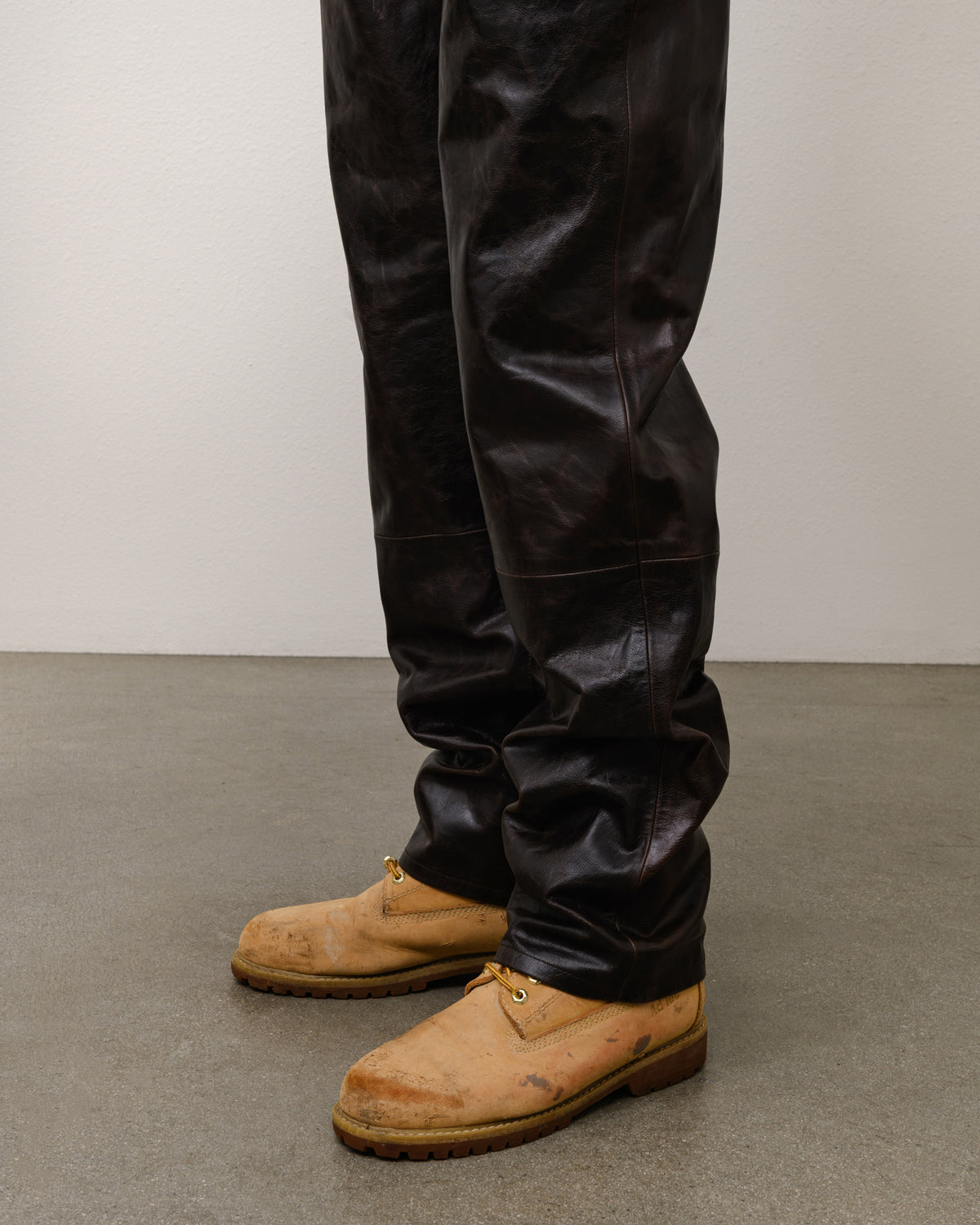 New Classic Pant Leather – Dark Brown | Pants | Stüssy Japan