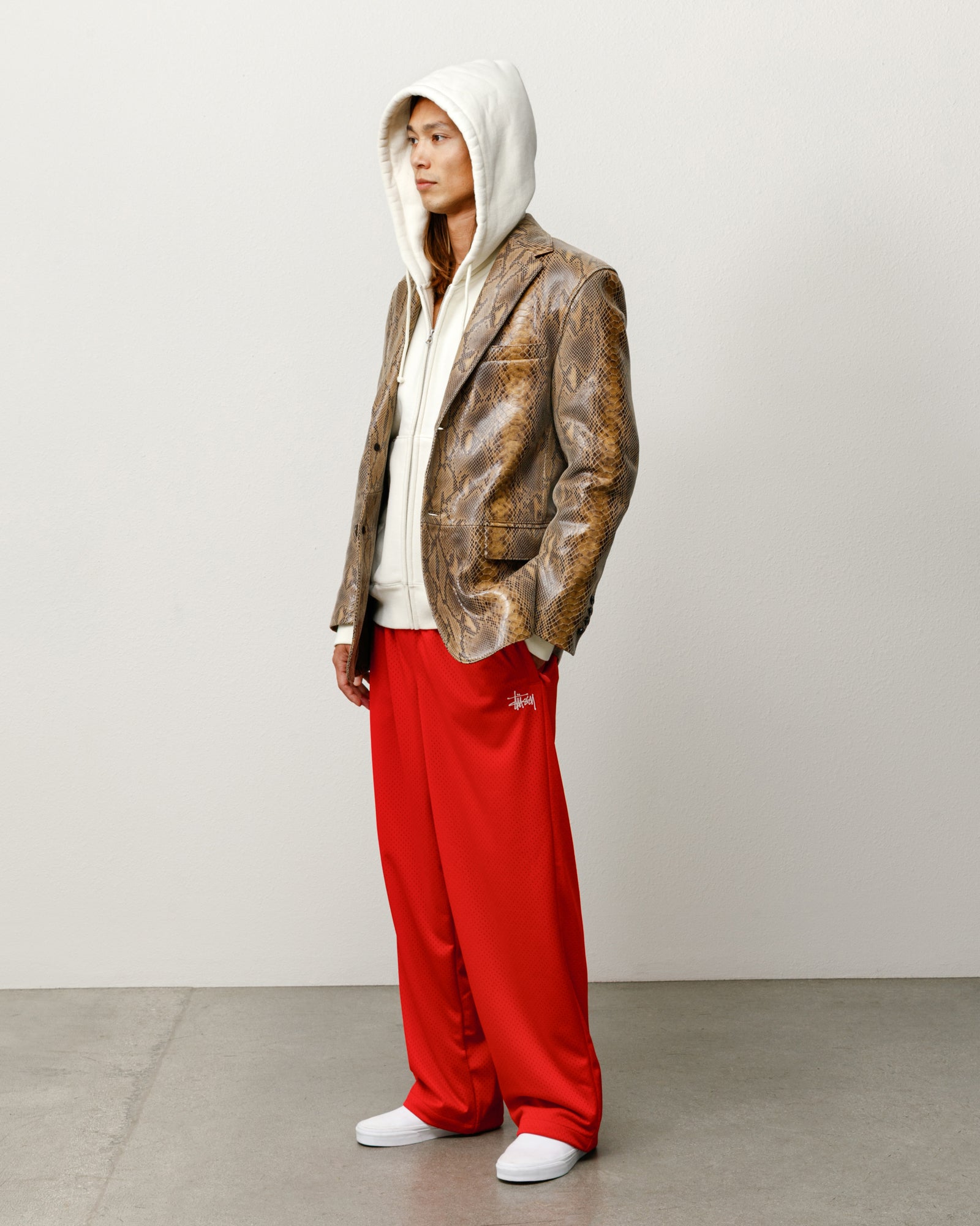 Mesh Track Pant – Red | Pants | Stüssy Japan