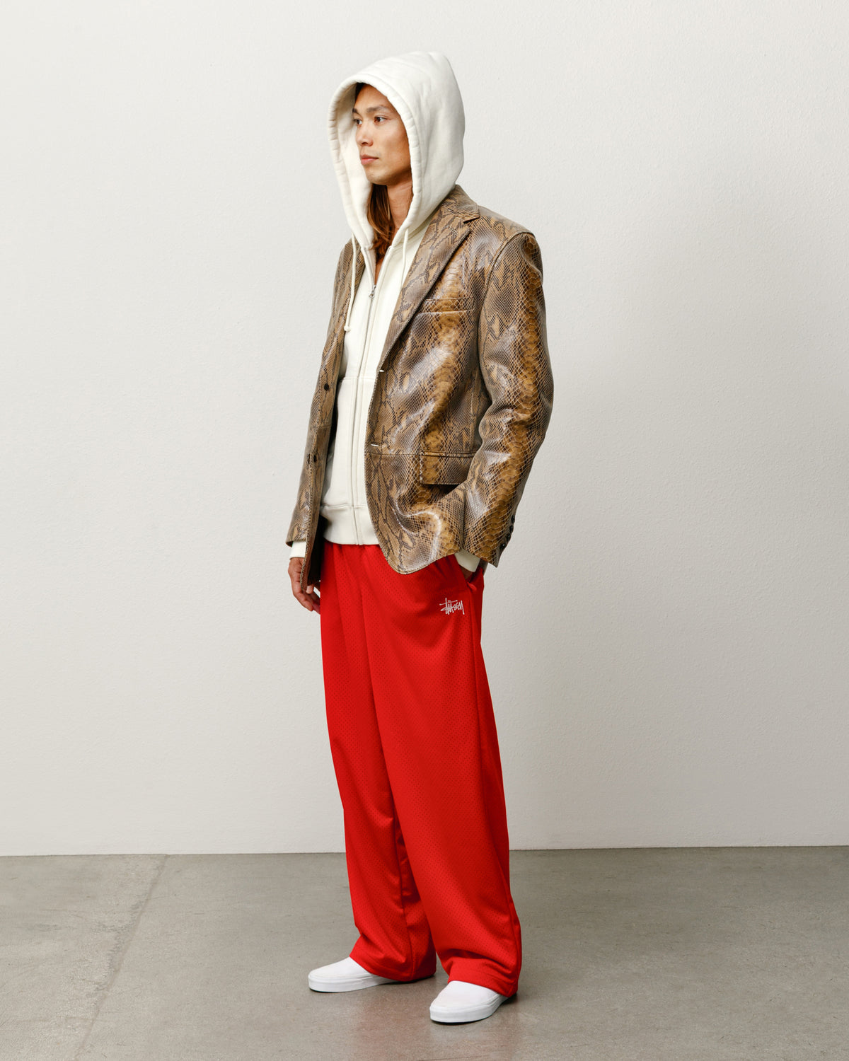 Mesh Track Pant – Red | Pants | Stüssy Japan