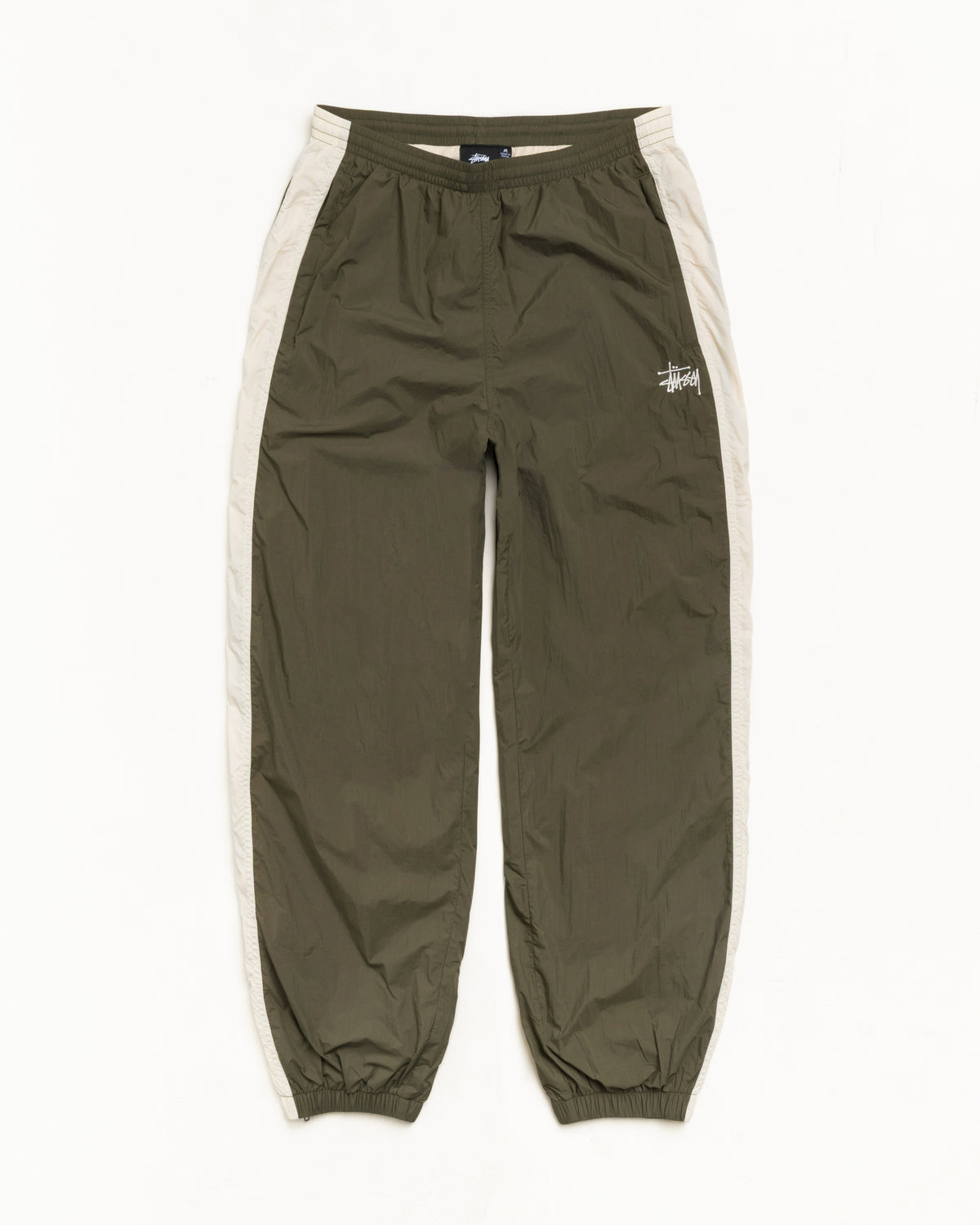 Side Stripe Track Pant Unisex Regular In Olive