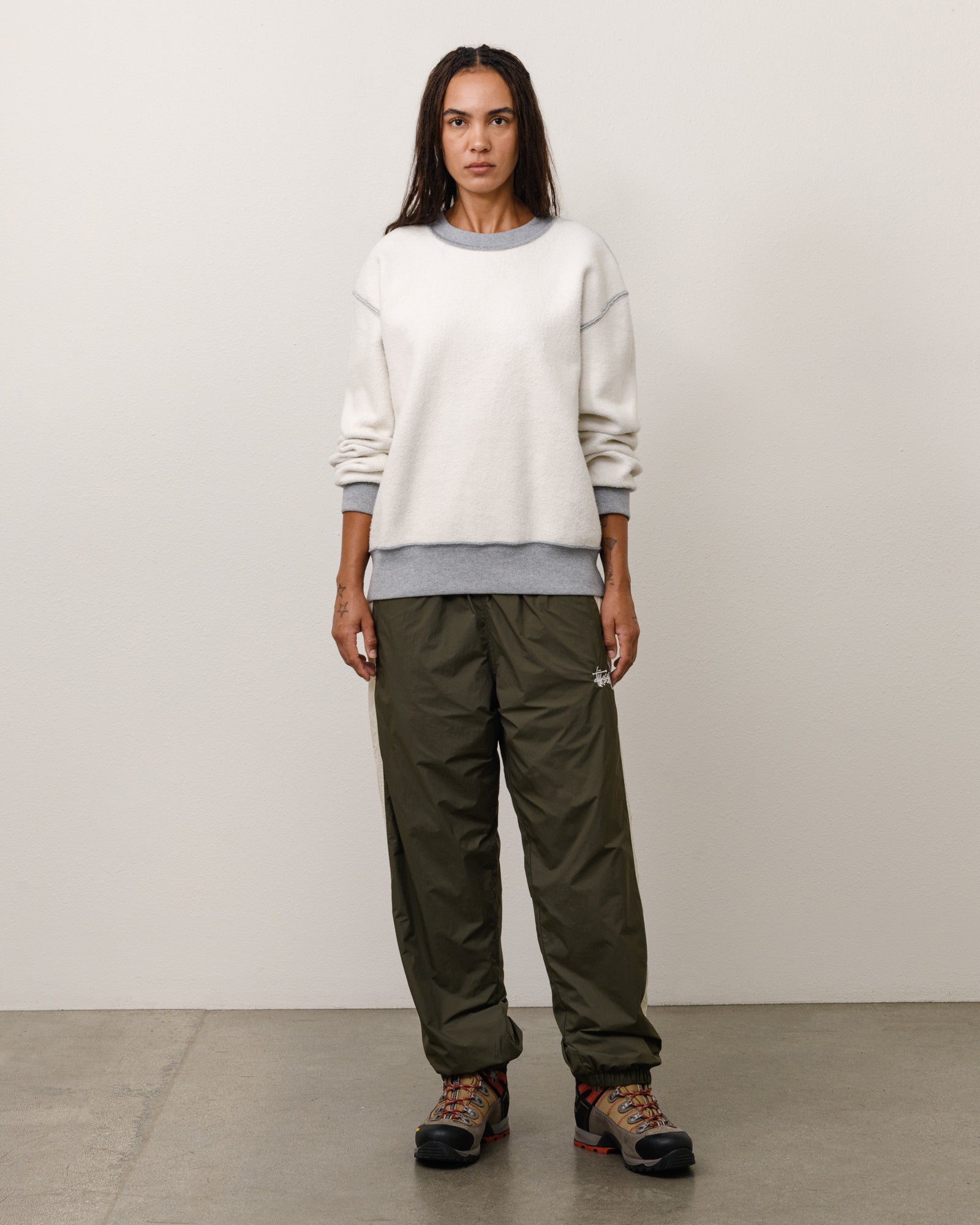 あ*こ様 STUSSY ナイロン ワイドパンツ　トラックパンツ即決大歓迎 Side Stripe Track Pant - Olive | Pants | Stüssy Japan