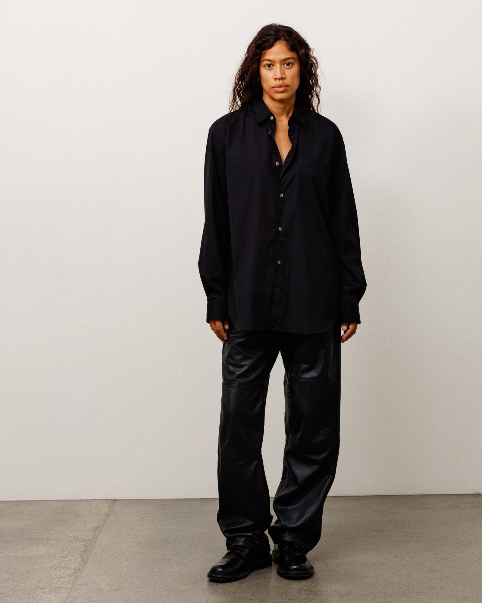 Leather Moto Pant - Black | Pants | Stüssy Japan