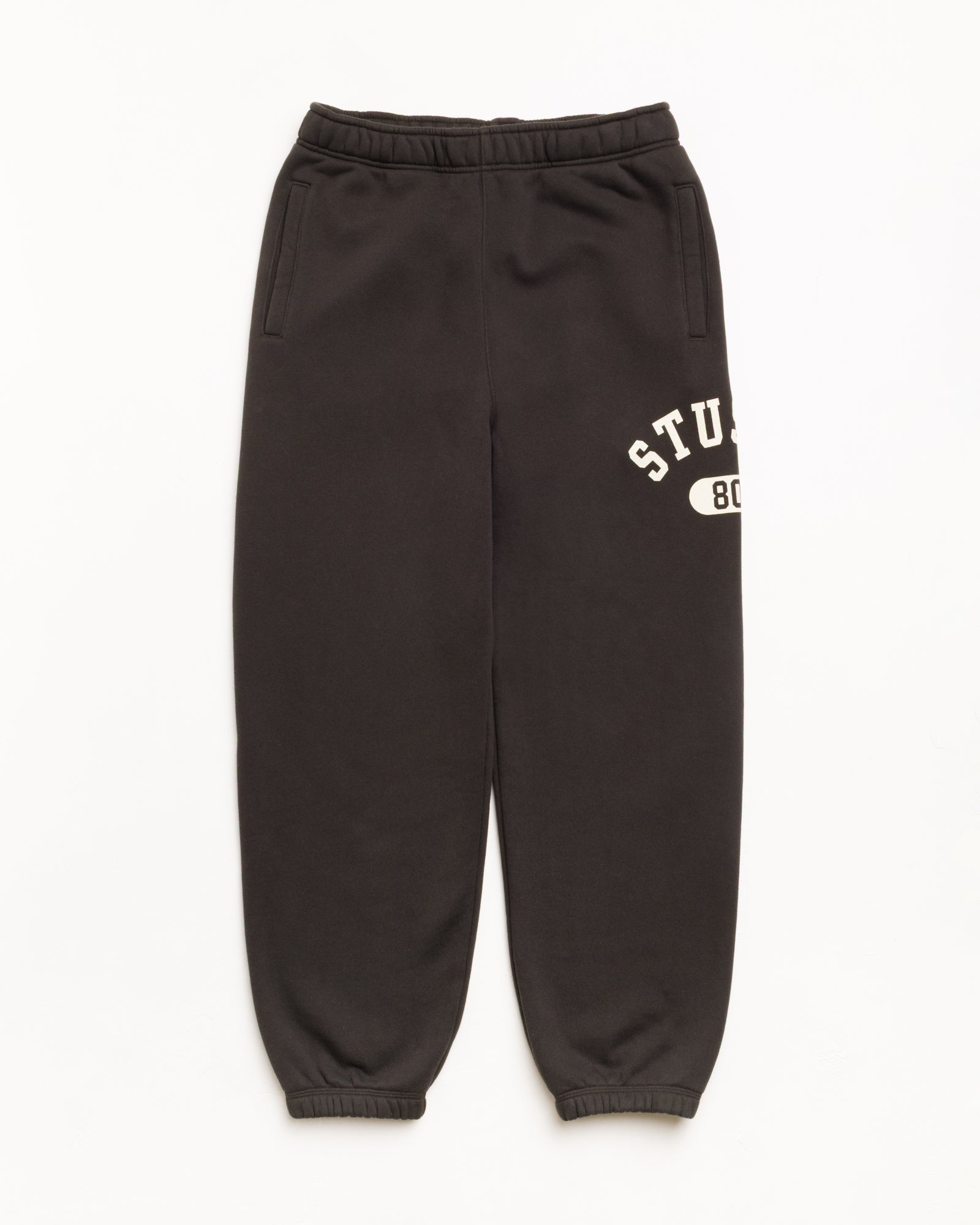 Varsity Fleece Pant - Washed Black | Sweats | Stüssy Japan