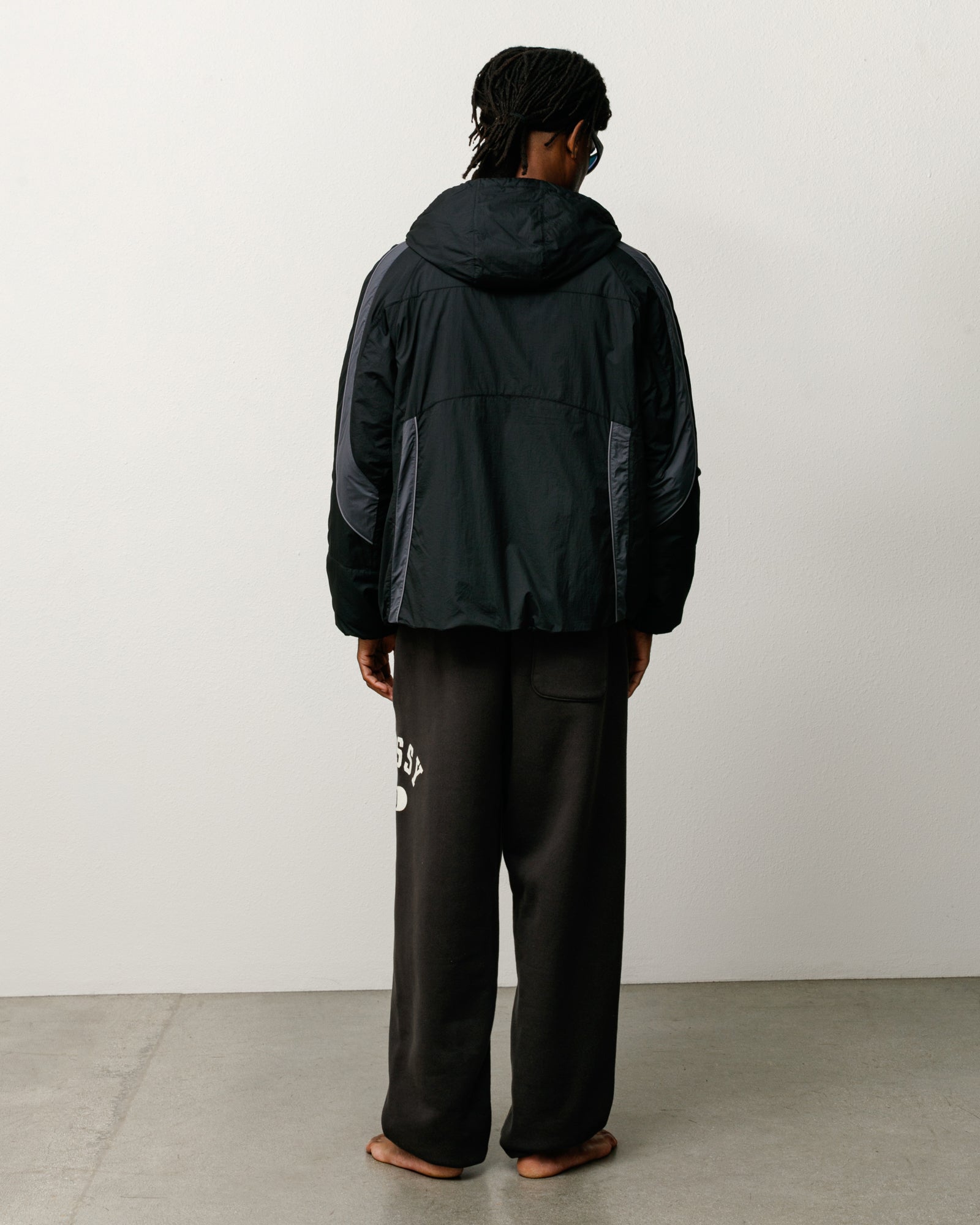 Varsity Fleece Pant Unisex Regular In Washed Black