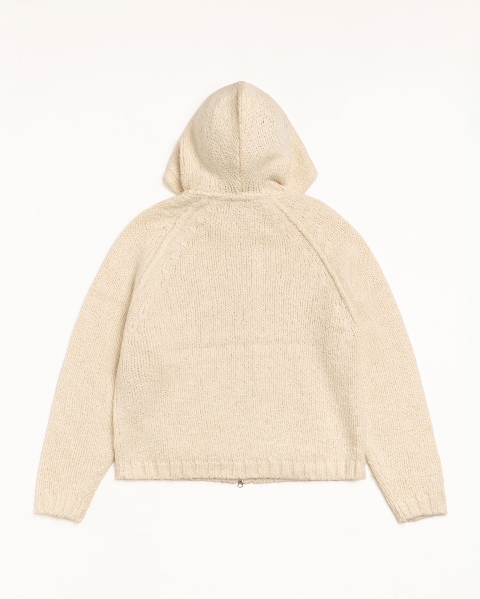 Chunky Knit Zip Hoodie – Ivory | Knits | Stüssy Japan