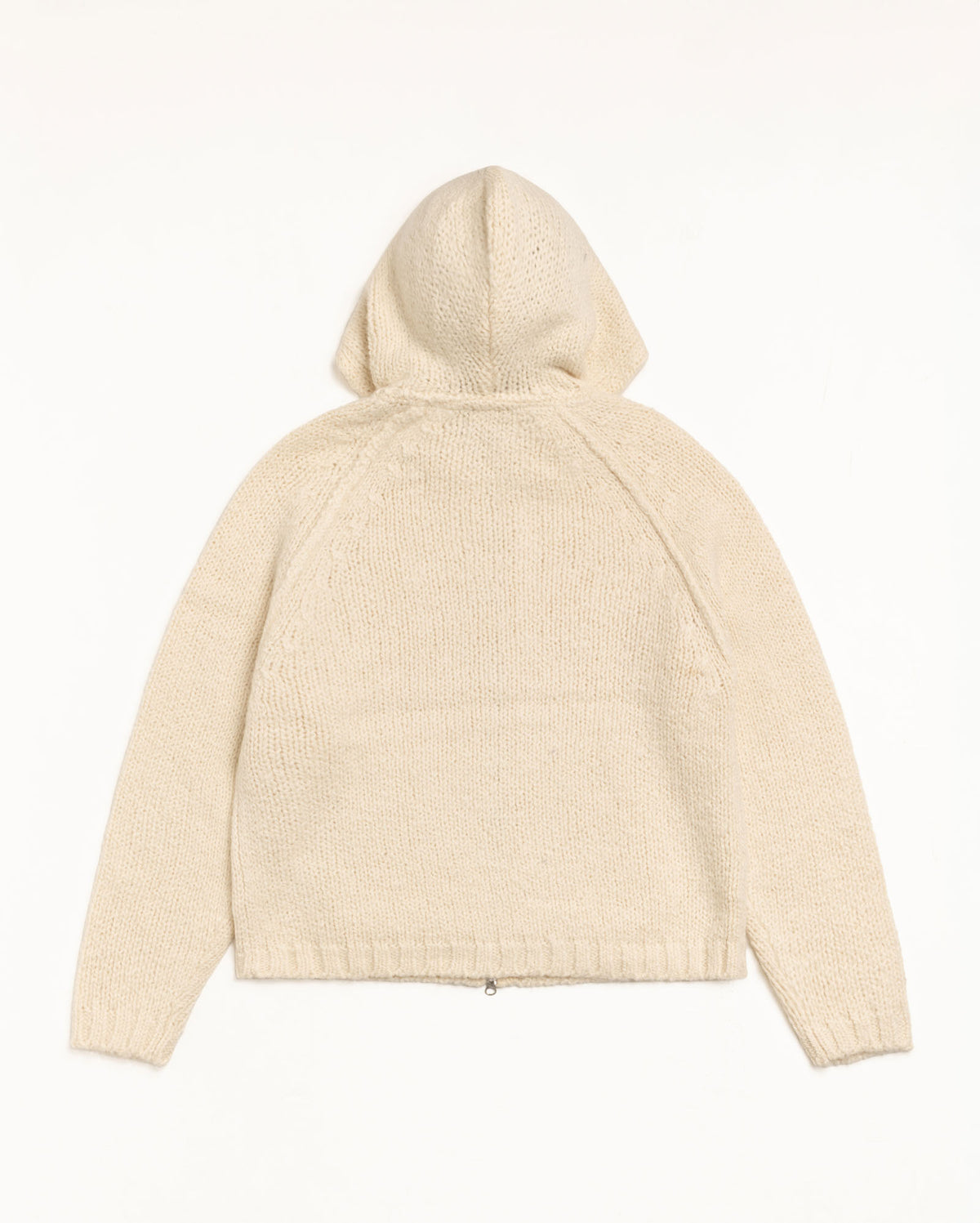 Chunky Knit Zip Hoodie – Ivory | Knits | Stüssy Japan