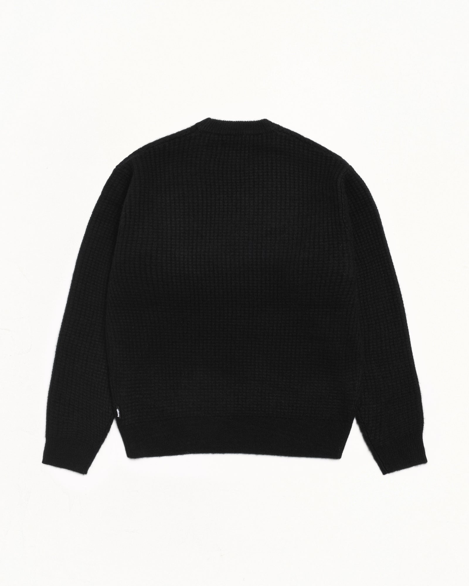 Waffle Cashmere Sweater – Black | Sweaters & Knits | Stüssy Japan