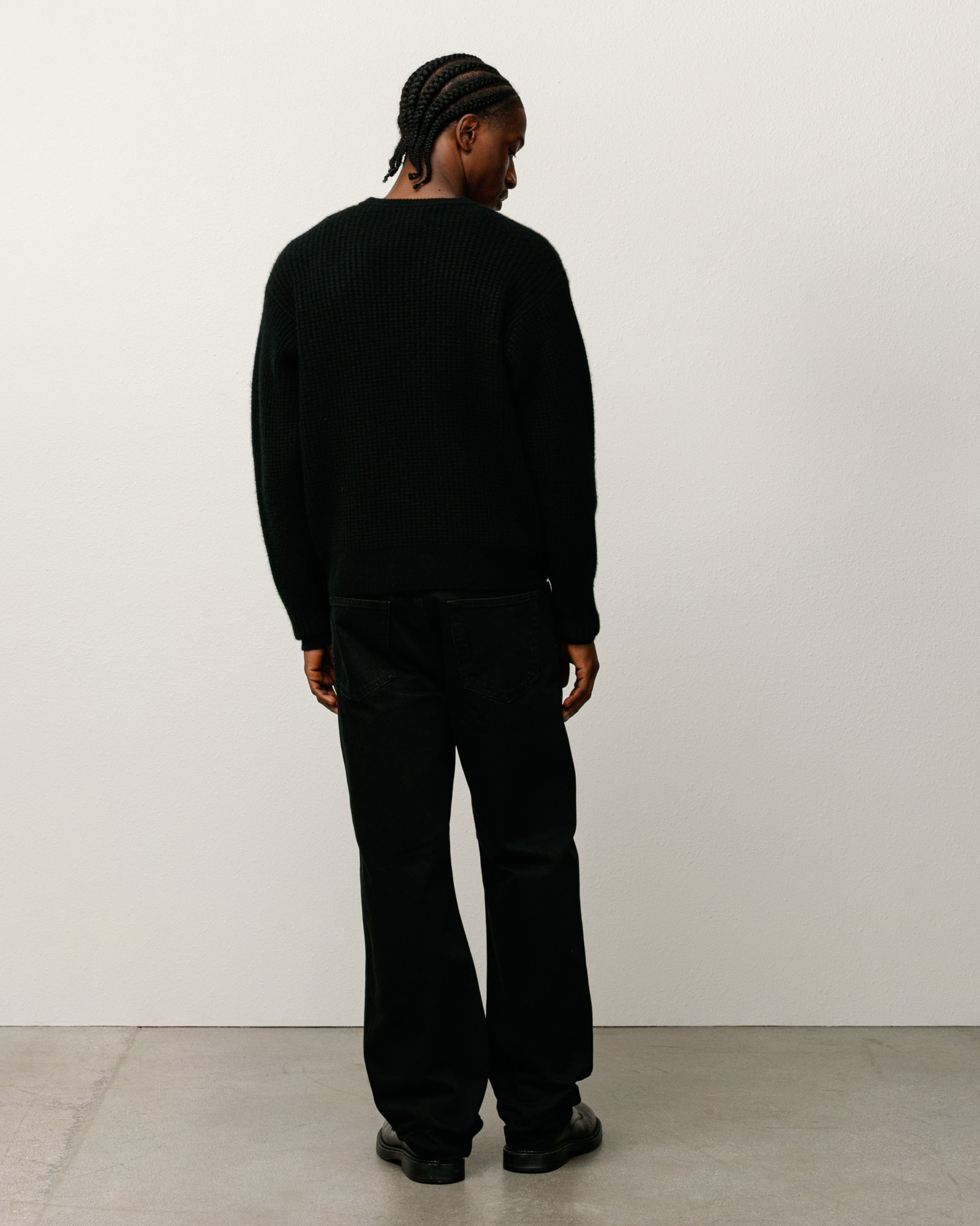 Stussy ワッフル生地 セーター Mサイズ 新品 Waffle Cashmere Sweater – Black | Sweaters & Knits | Stüssy