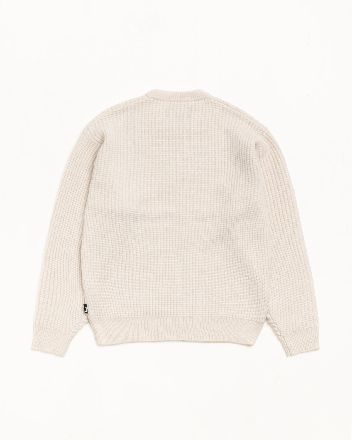 Waffle Cashmere Sweater – Natural | Tops & Knits | Stüssy Japan