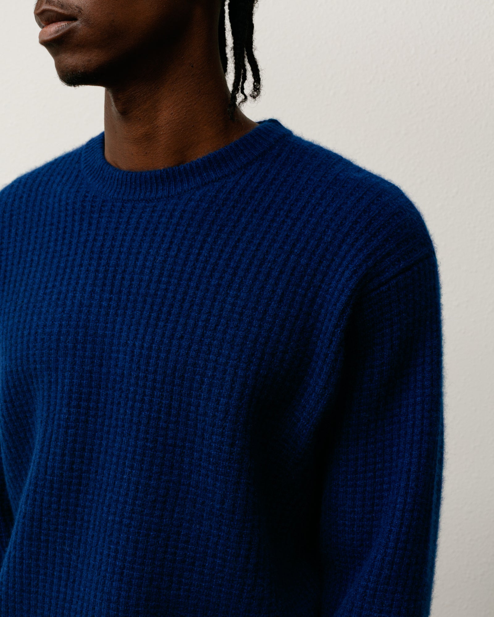 Waffle Cashmere Sweater – Navy | Sweaters & Knits | Stüssy Japan