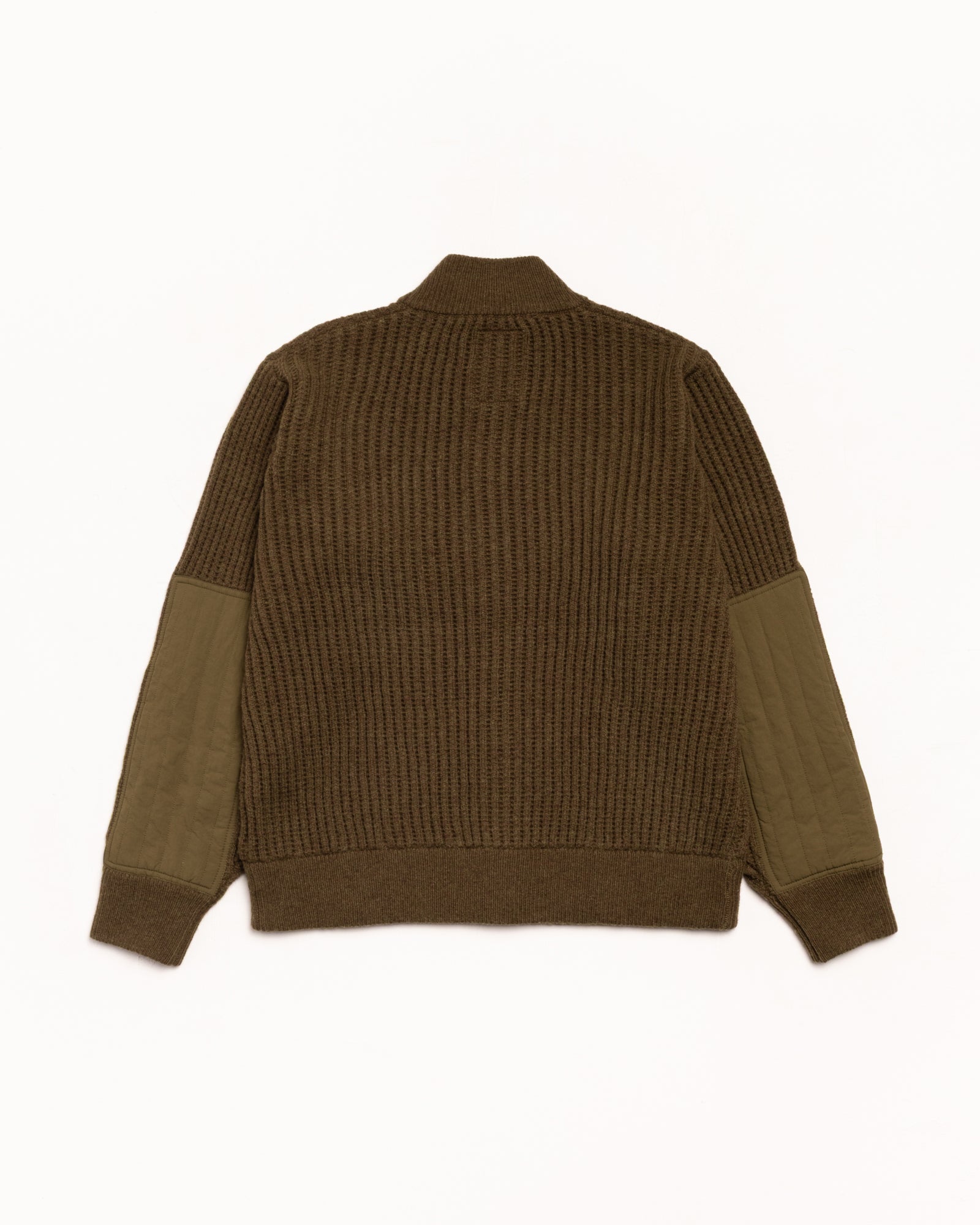 Lambs Wool Zip Sweater – Green | Tops & Knits | Stüssy Japan
