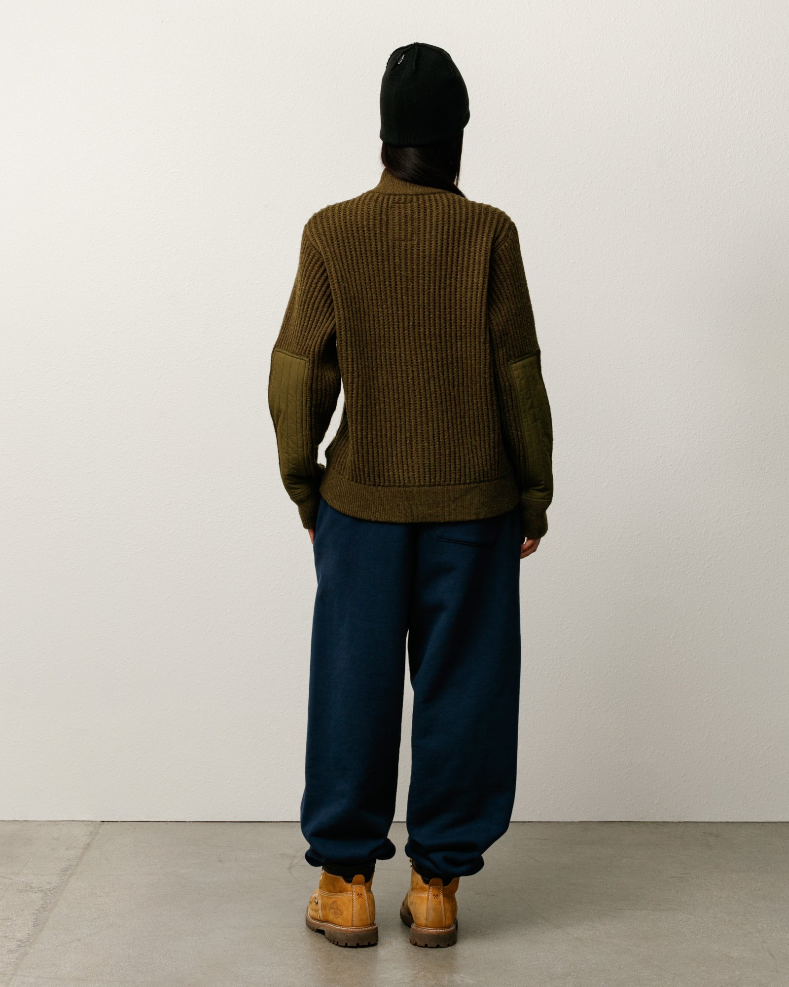 Lambs Wool Zip Sweater – Green | Tops & Knits | Stüssy Japan