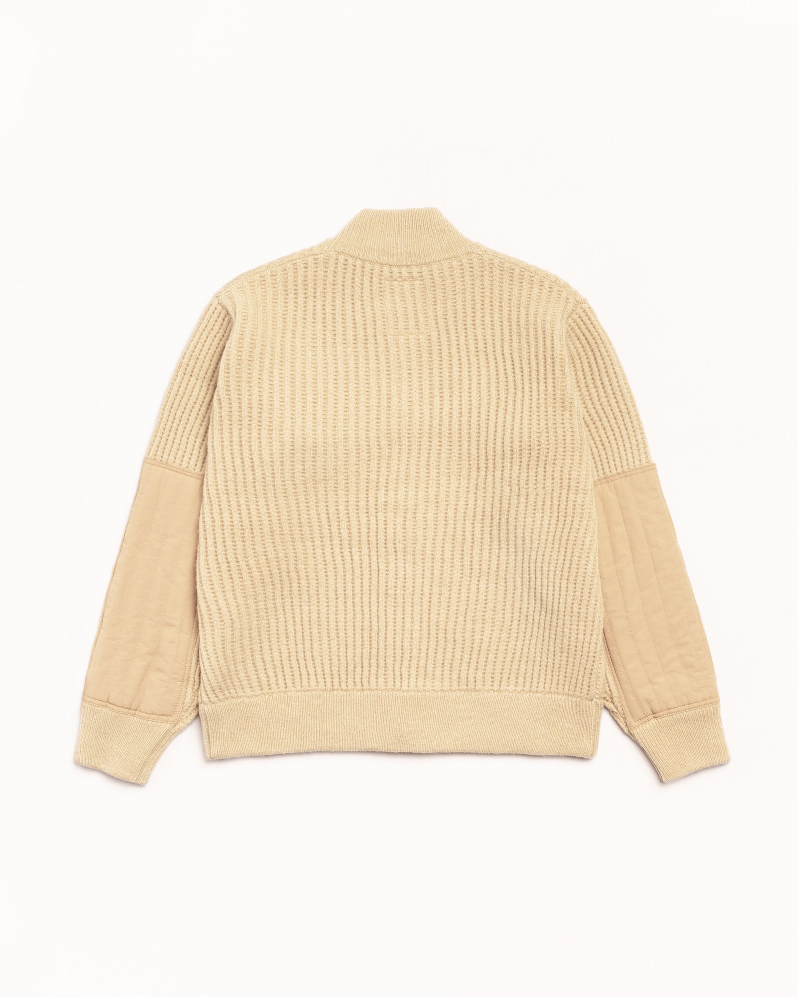 Lambs Wool Zip Sweater – Sand | Tops & Knits | Stüssy Japan