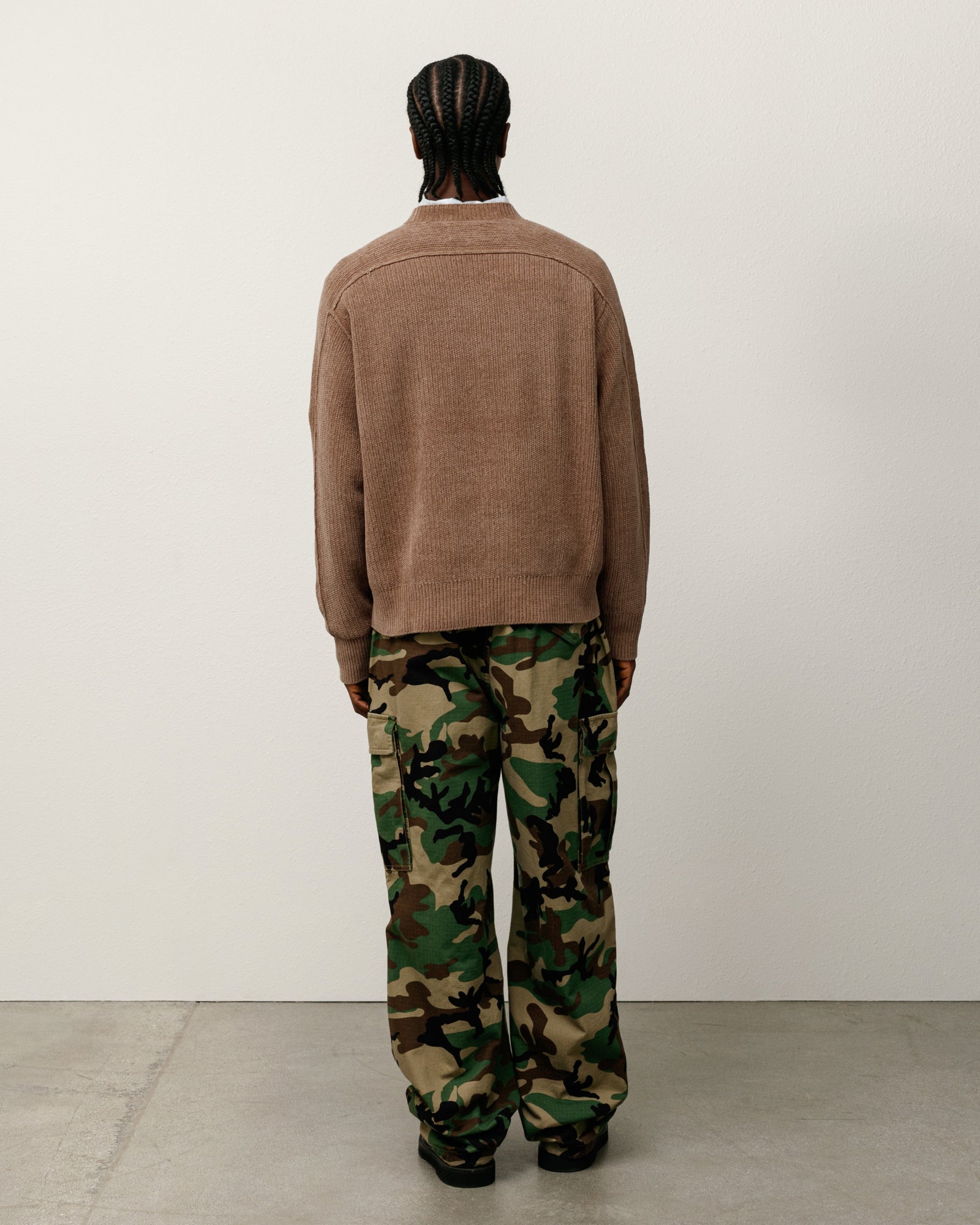 Cotton Chenille Sweater – Brown | Sweaters & Knits | Stüssy Japan