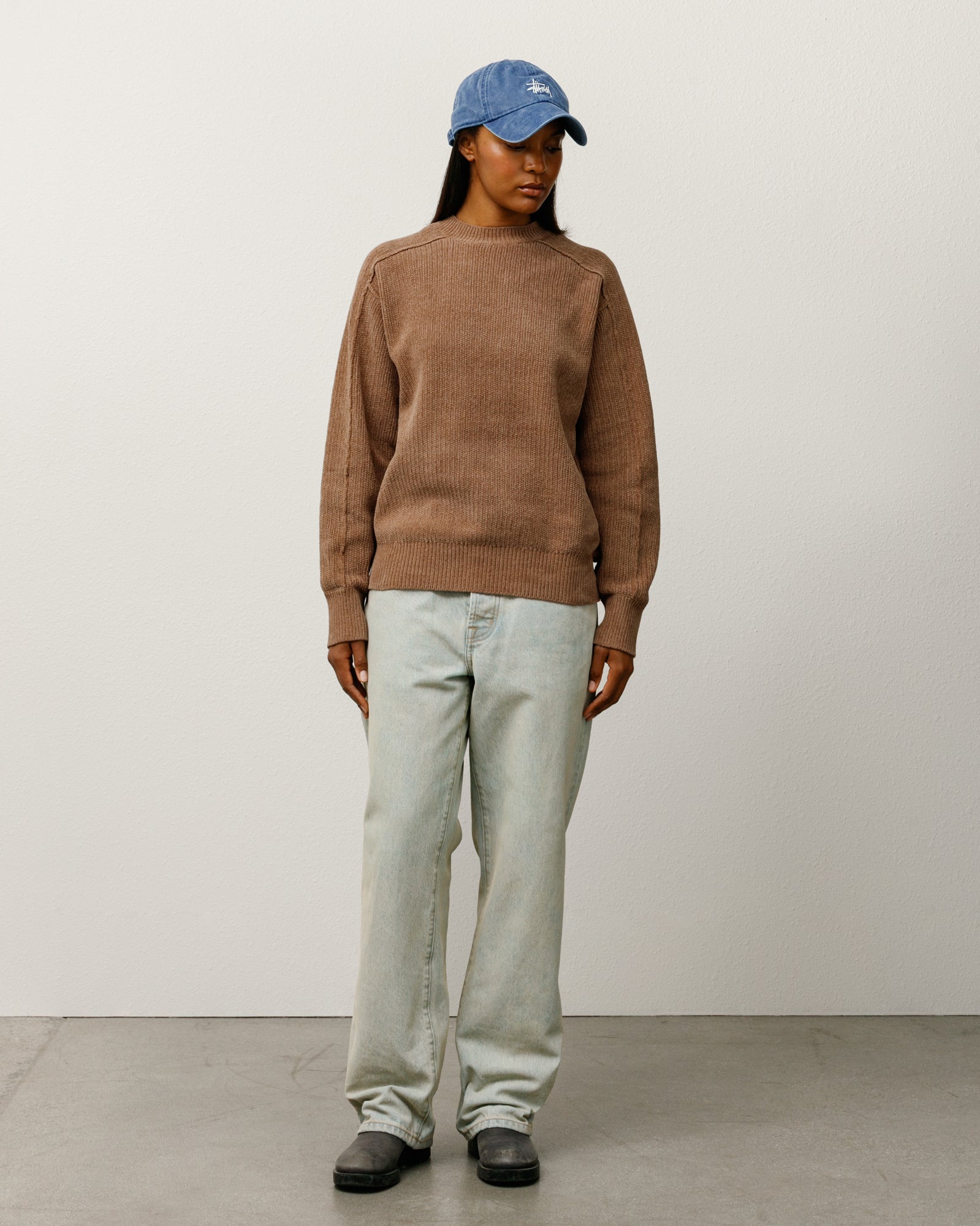 Cotton Chenille Sweater – Brown | Sweaters & Knits | Stüssy Japan