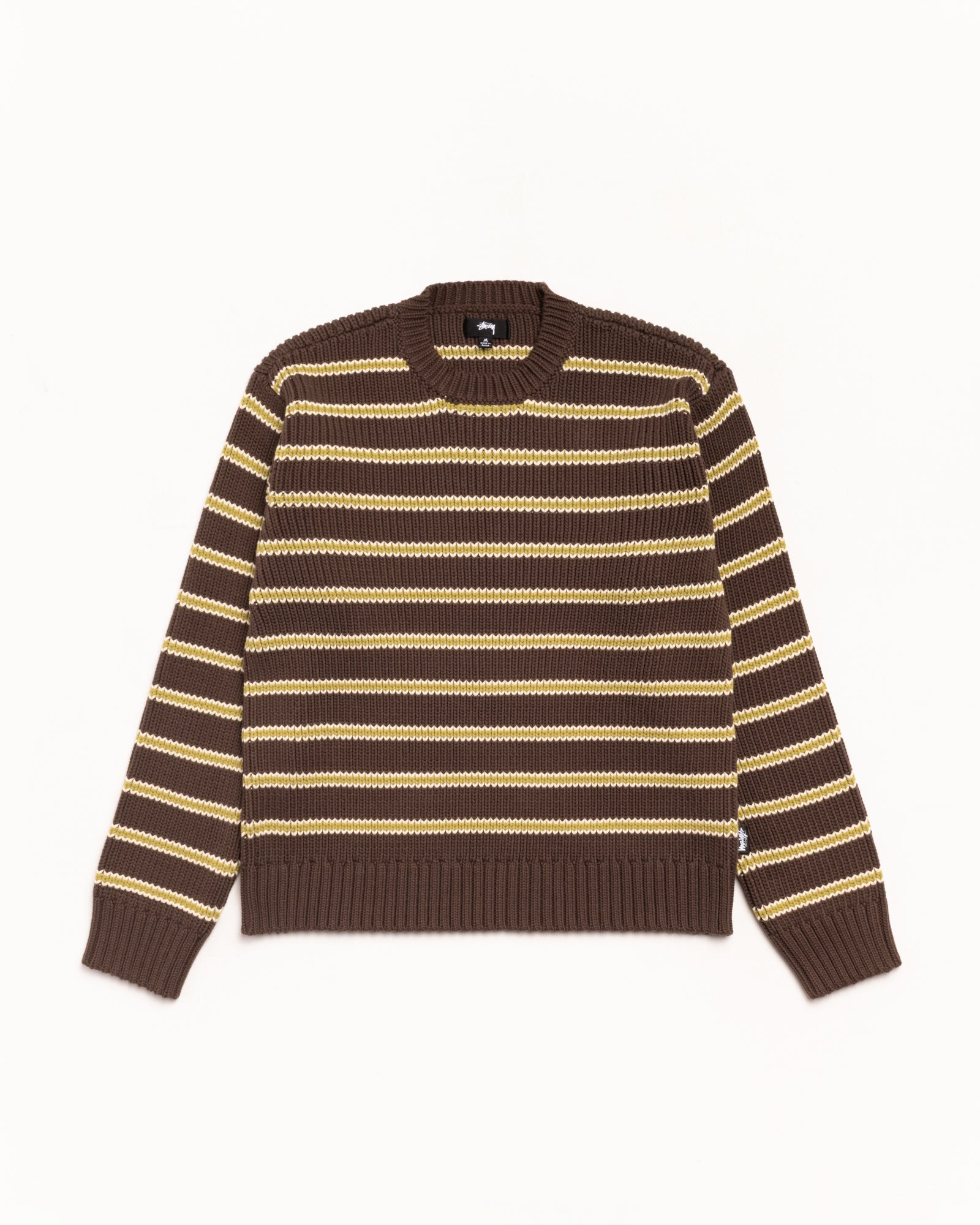 Stussy ブラウン クルーネックニット Cotton Chenille Sweater – Brown | Sweaters & Knits | Stüssy