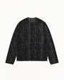 PYTHON FINE WOOL SWEATER