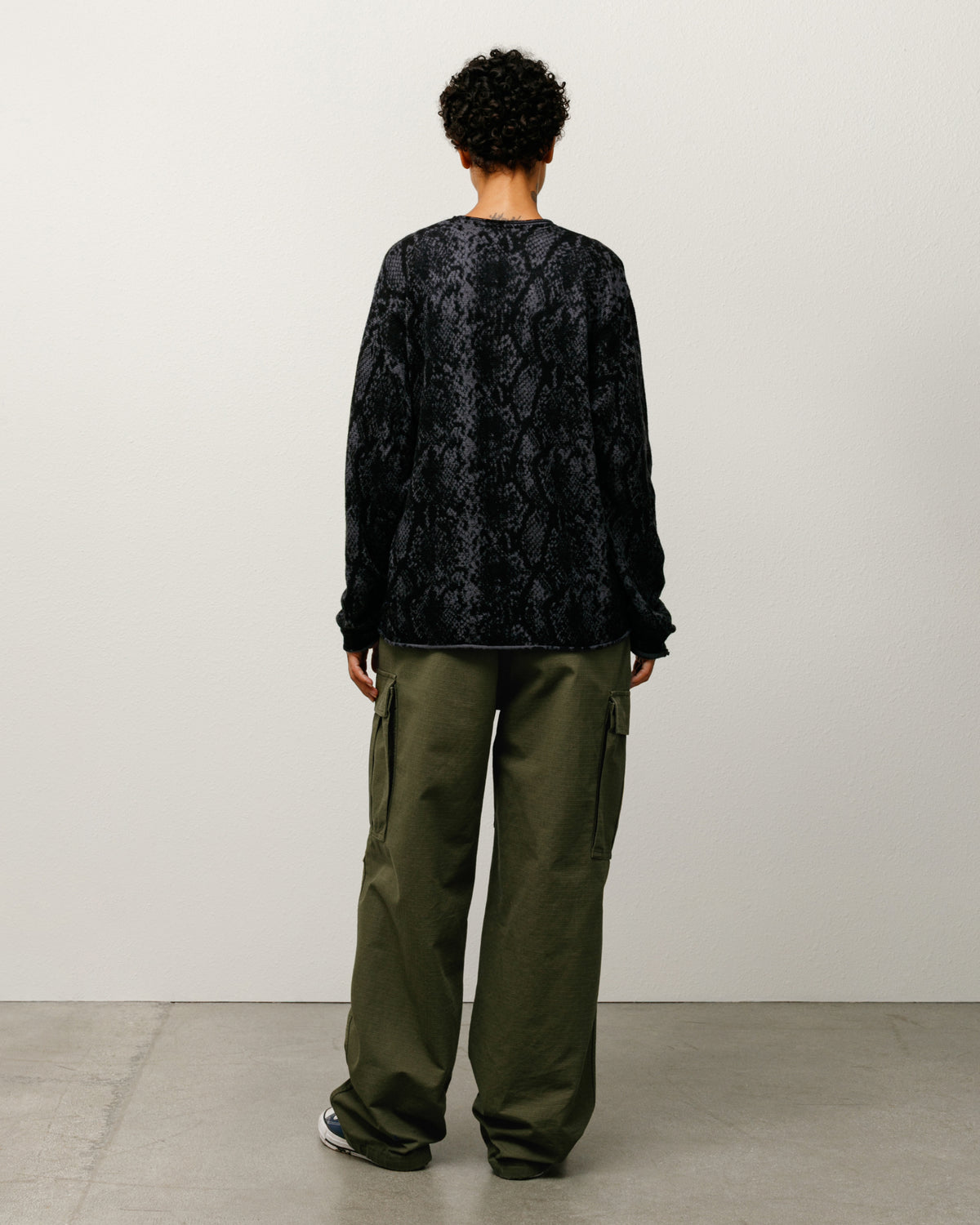 Python Fine Wool Sweater – Charcoal | Sweaters & Knits | Stüssy Japan