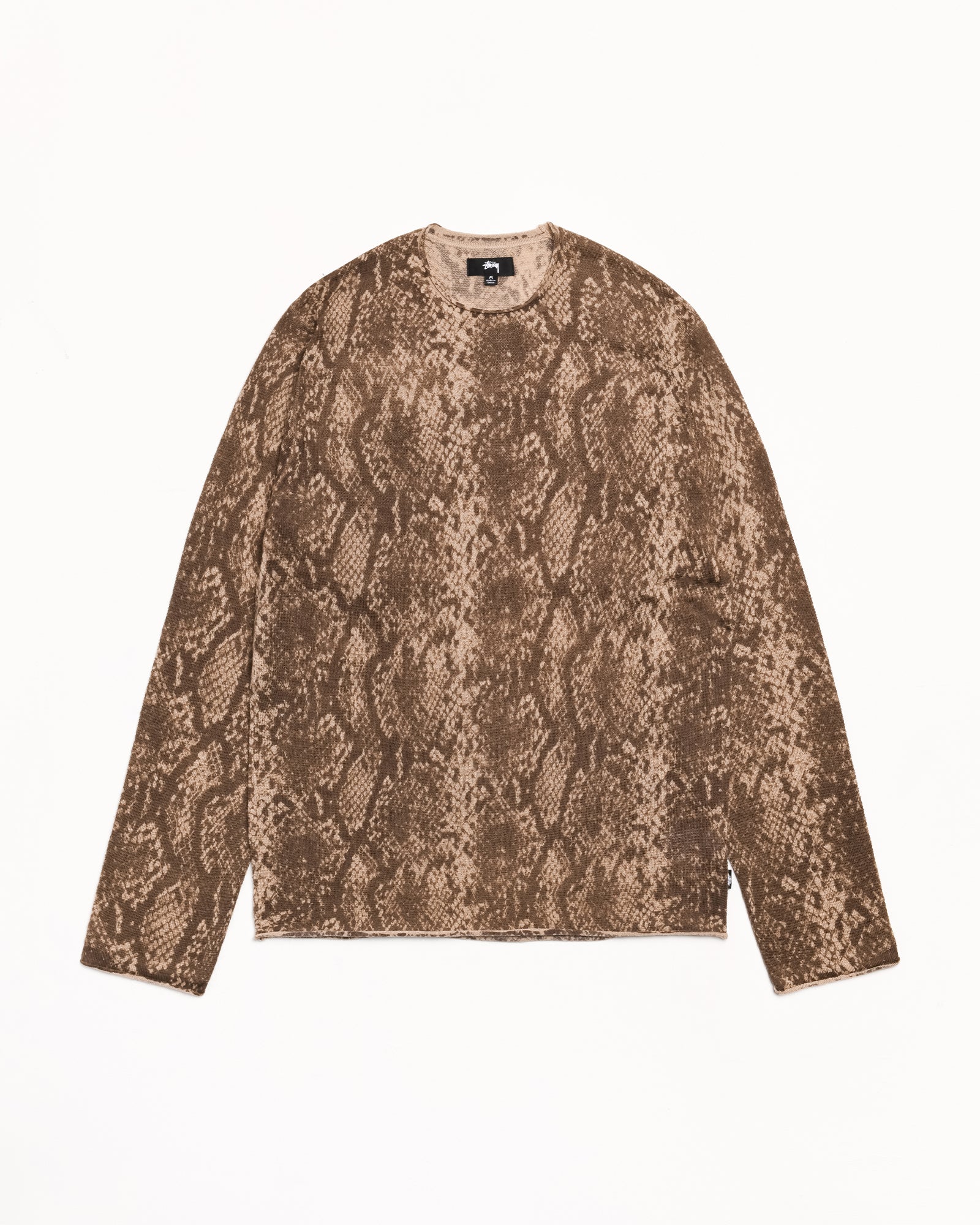 Stussy バイカラー ニットセーター ☆【STUSSY】☆Stussy Curly S Sweater Natura.l☆ニット☆ (STUSSY