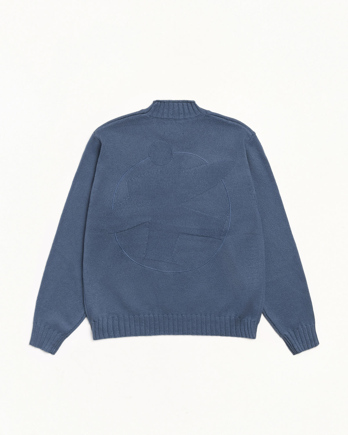 Surfman Merino Cotton Sweater – Washed Blue | Sweaters & Knits 