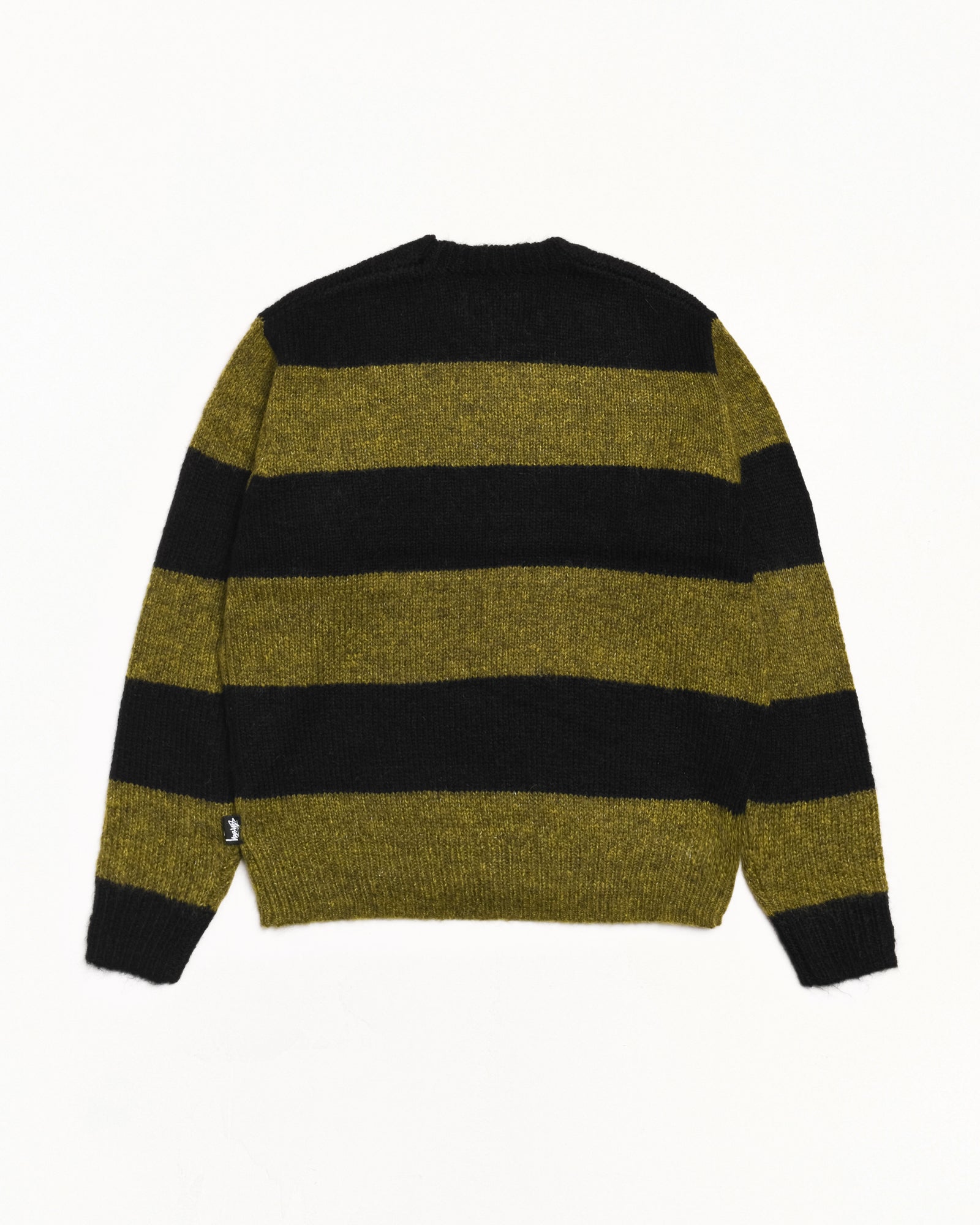 Mohair Stripe Sweater – Dark Olive | Sweaters & Knits | Stüssy Japan