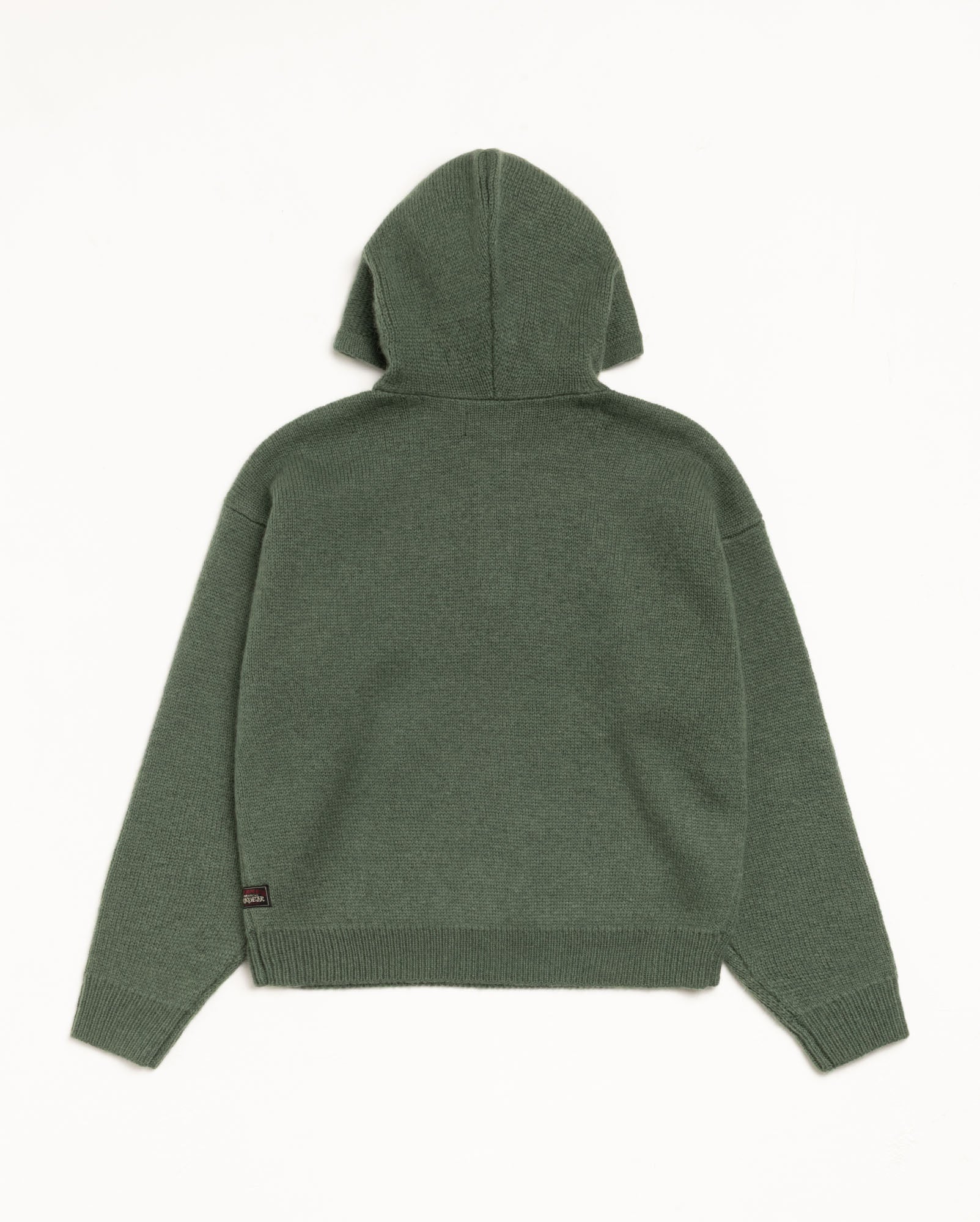 sui　1207 Quarter Zip Knit Hoodie – Green | Tops & Knits | Stüssy Japan