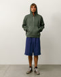 QUARTER ZIP KNIT HOODIE