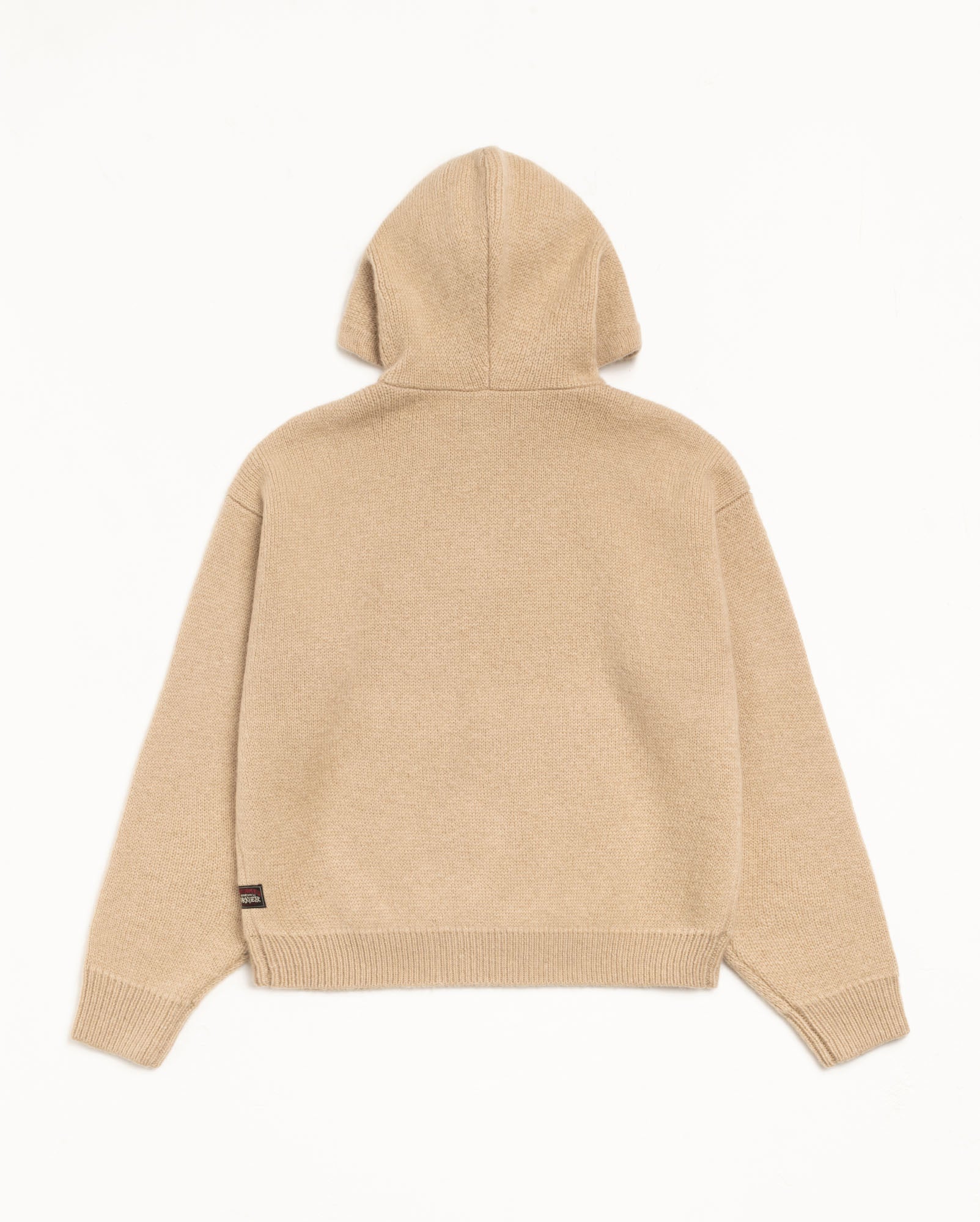 Quarter Zip Knit Hoodie – Tan | Tops & Knits | Stüssy Japan
