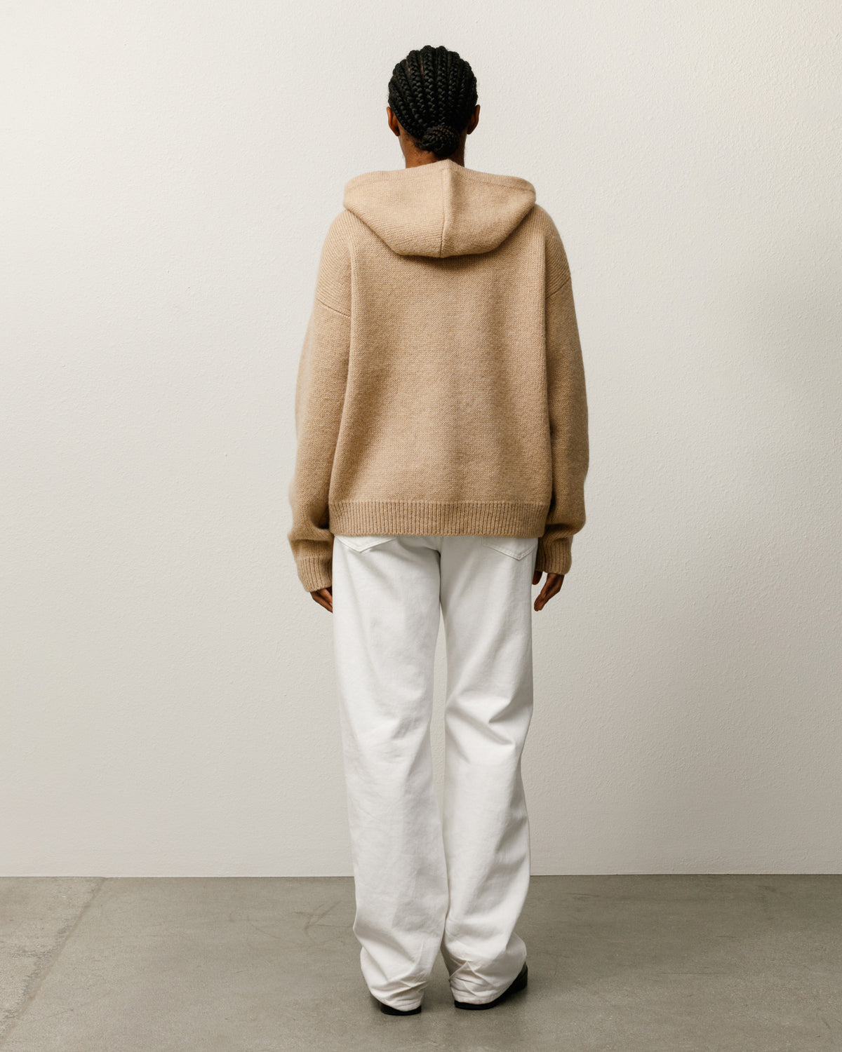 Quarter Zip Knit Hoodie – Tan | Tops & Knits | Stüssy Japan